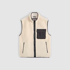 Joonie Sherpa Vest — Oatmeal - Neutral 5