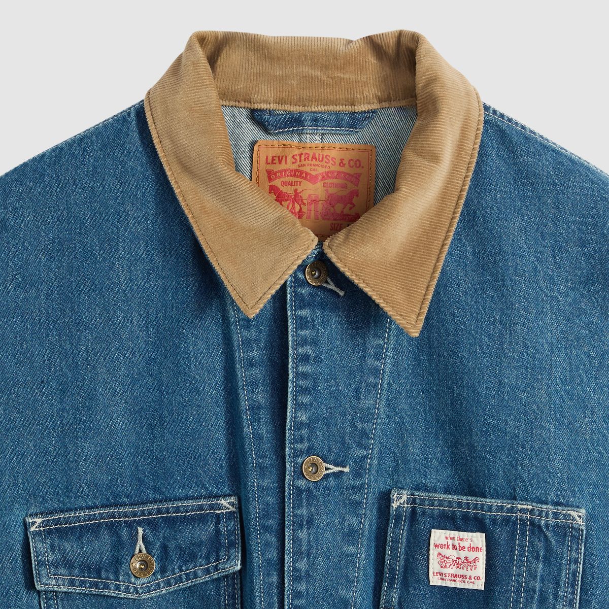 Berkley Chore Coat — Sunburnt Chore - Blue