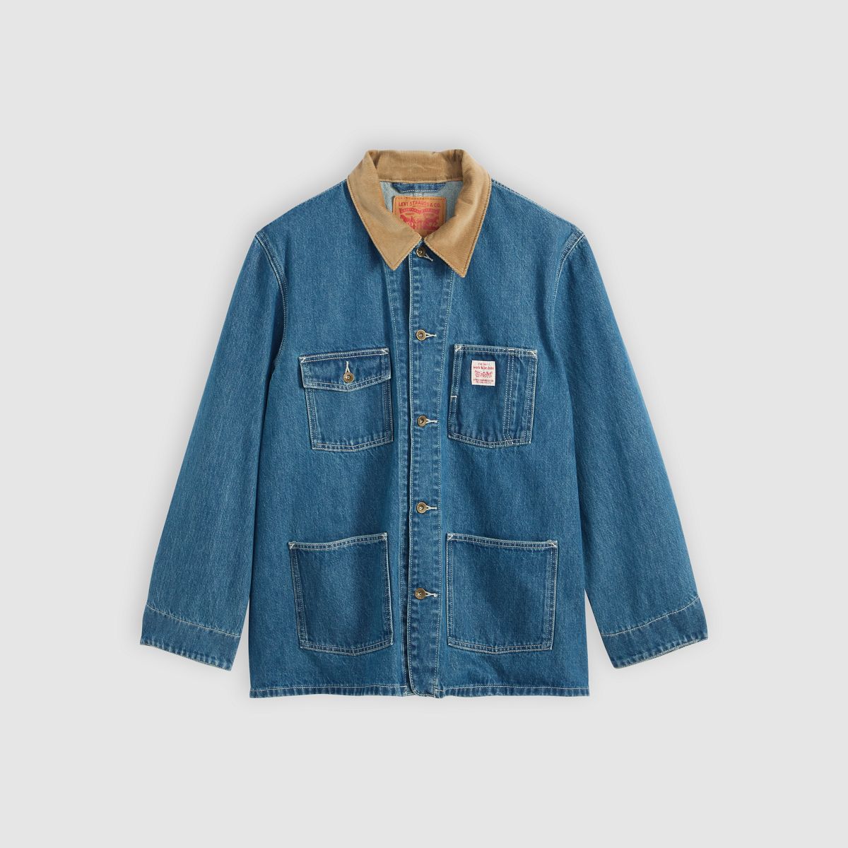 Berkley Chore Coat — Sunburnt Chore - Blue