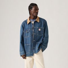 Berkley Chore Coat — Sunburnt Chore - Blue 3