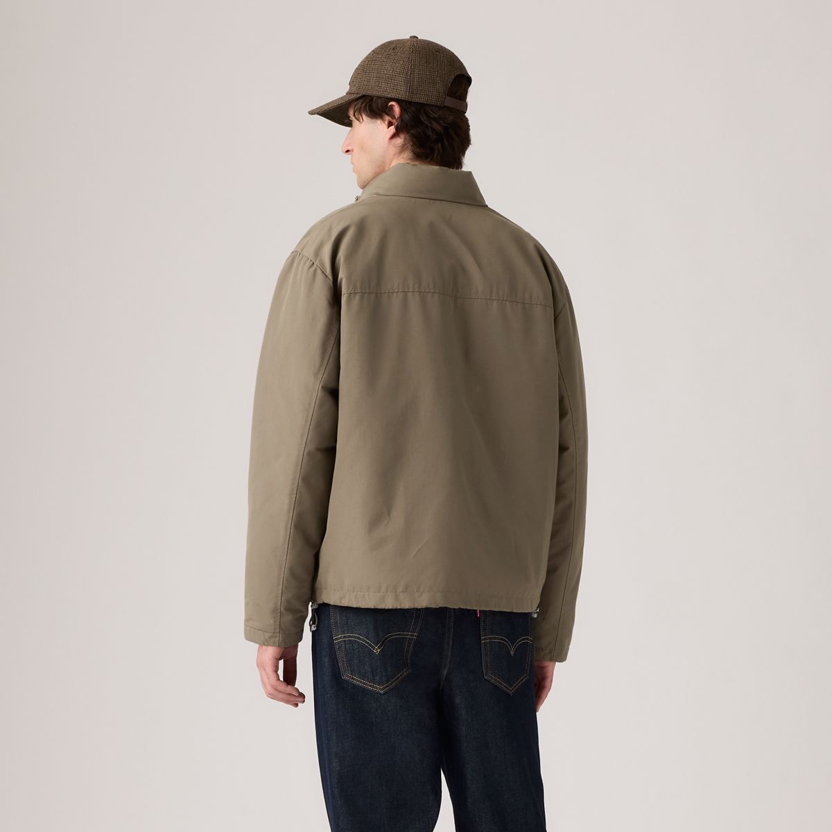 Briggs Short Puffer Jacket — Bungee Cord - Brown