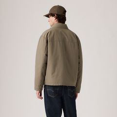 Briggs Short Puffer Jacket — Bungee Cord - Brown 3