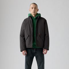 Briggs Short Puffer Jacket — Dark Phantom - Black 2