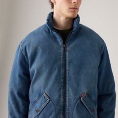 Briggs Short Puffer Jacket — Morning Jazz - Dark Wash 4