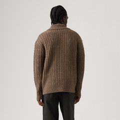 Telegraph Zip Cardigan — Walnut - Brown 4