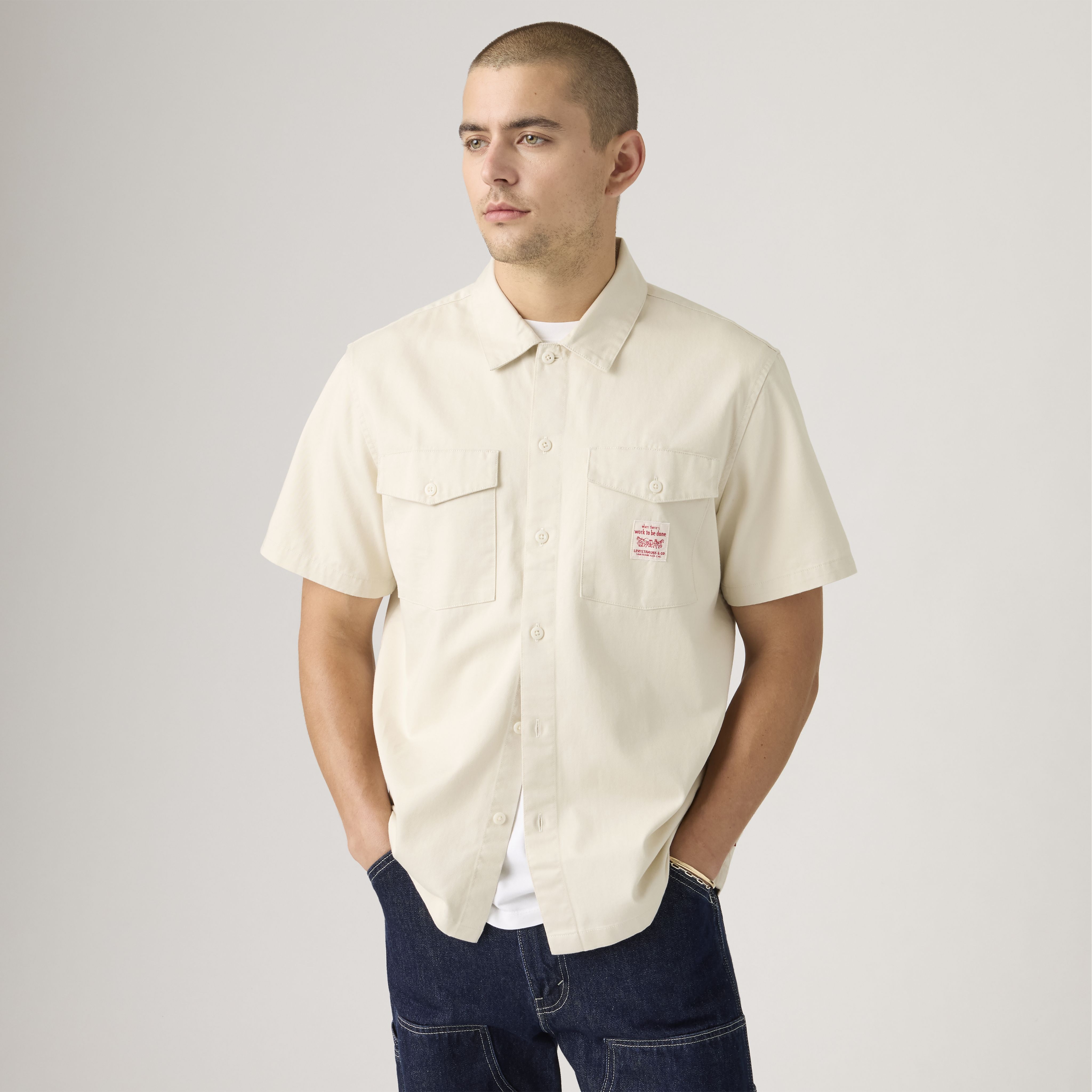 Short-Sleeve Worker Shirt 1