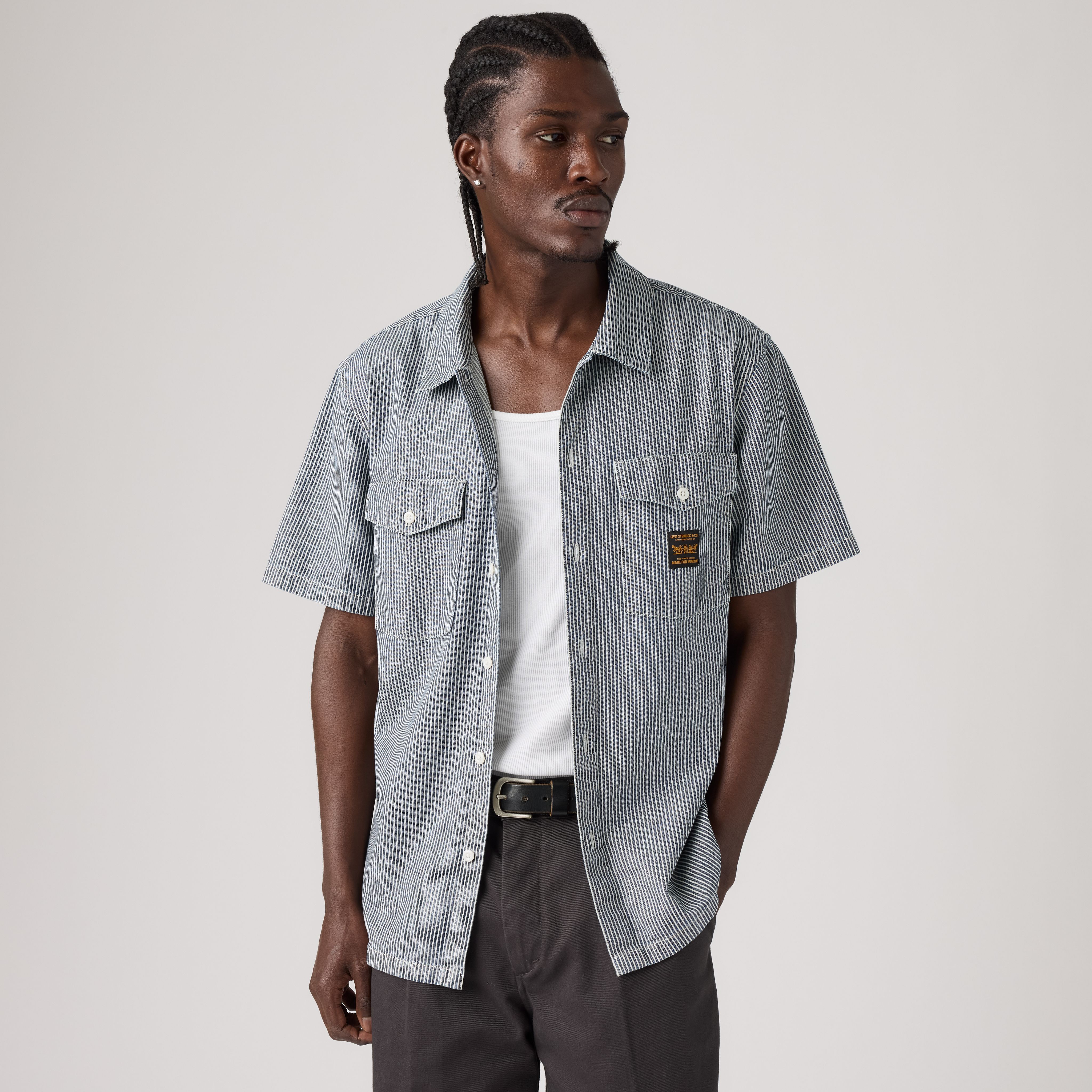 Short-Sleeve Worker Shirt 1