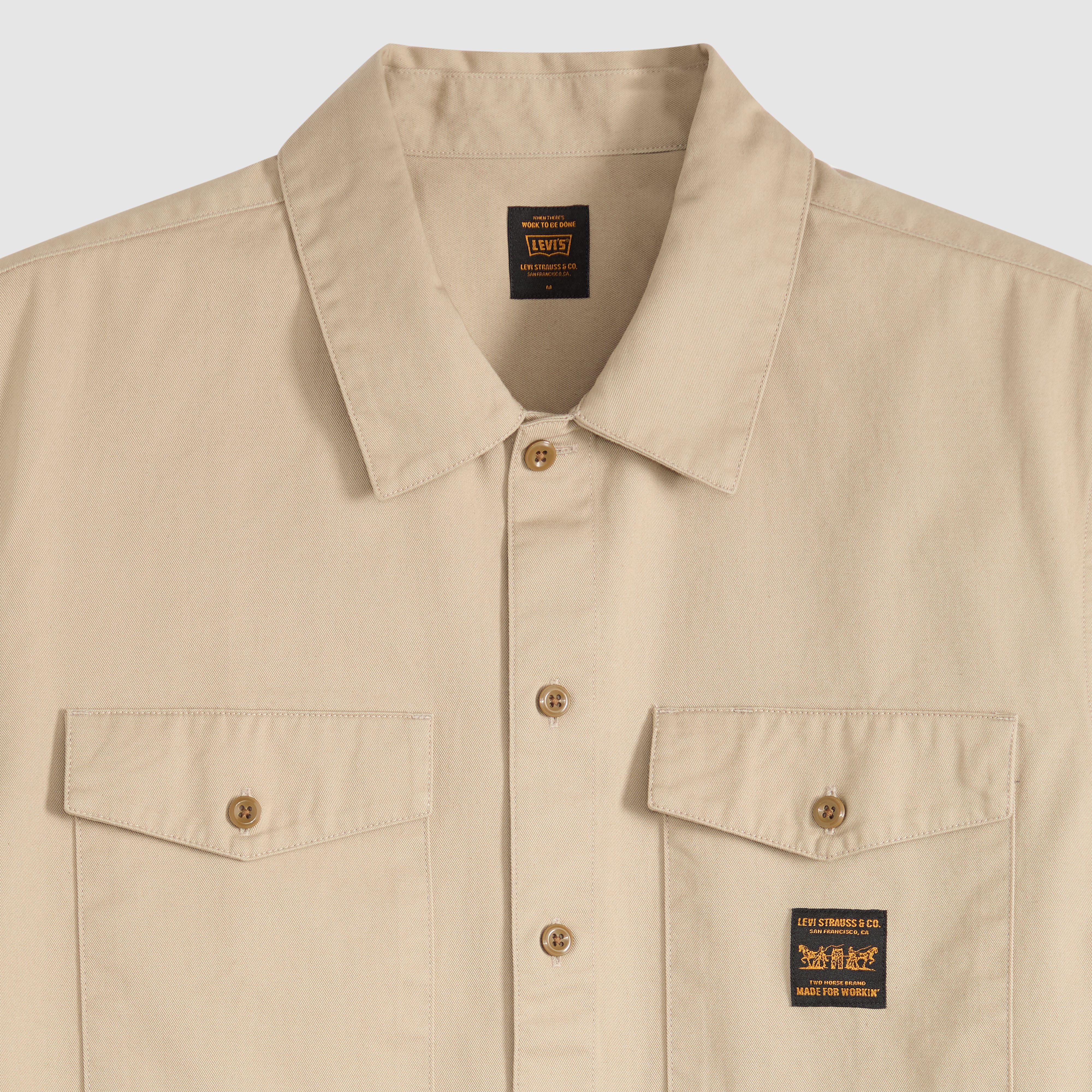 Relaxed Short-Sleeve Worker Shirt 6