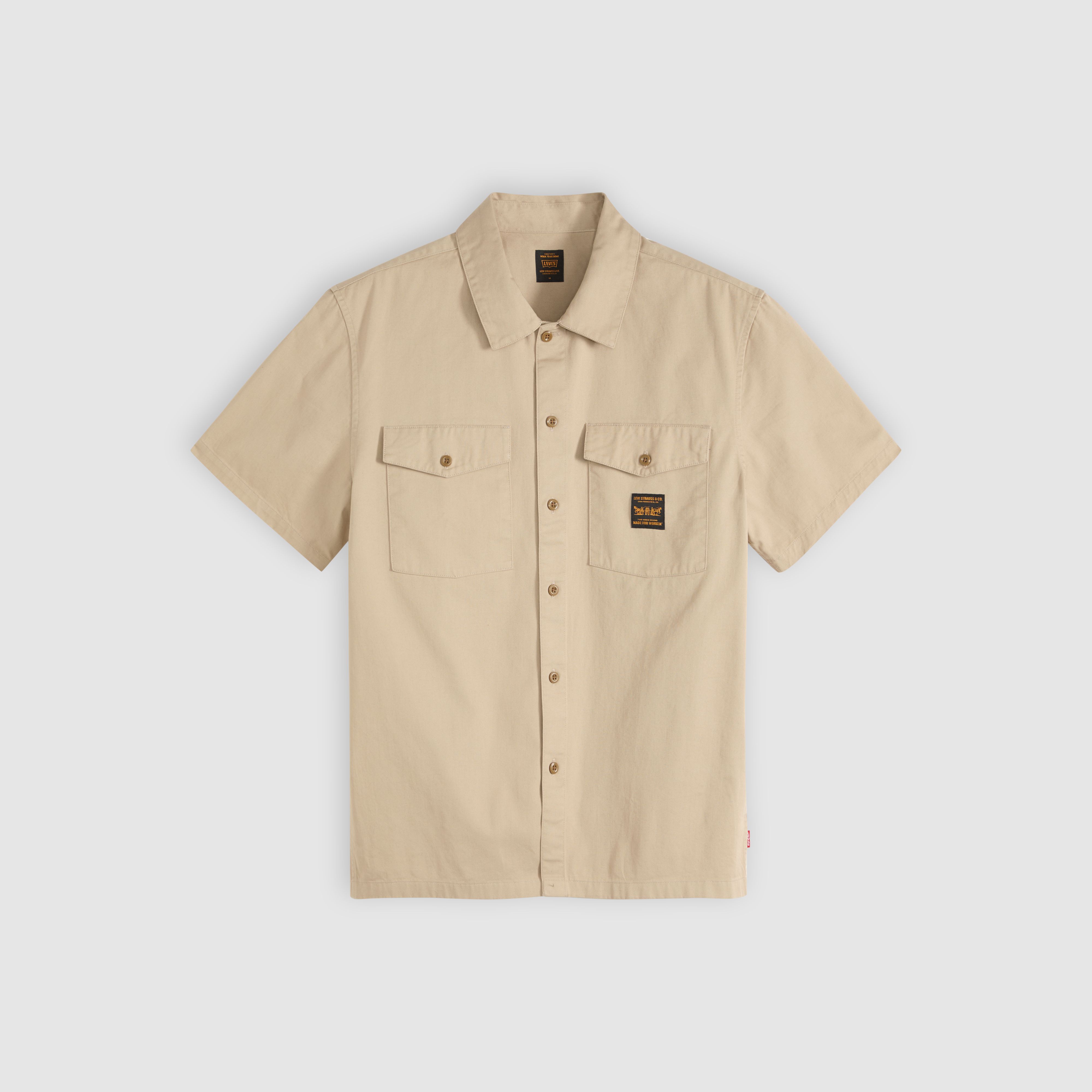 Relaxed Short-Sleeve Worker Shirt 5
