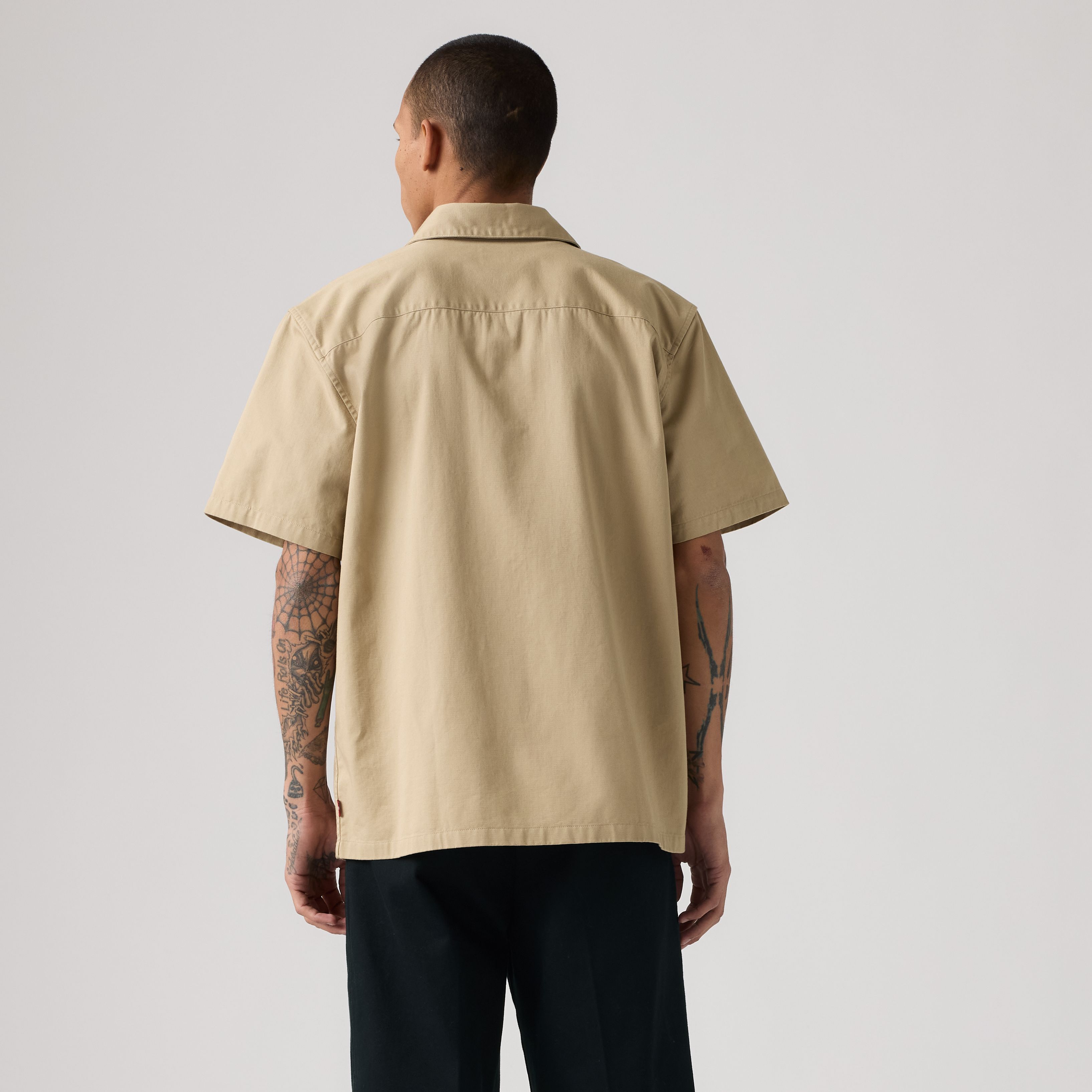 Relaxed Short-Sleeve Worker Shirt 4