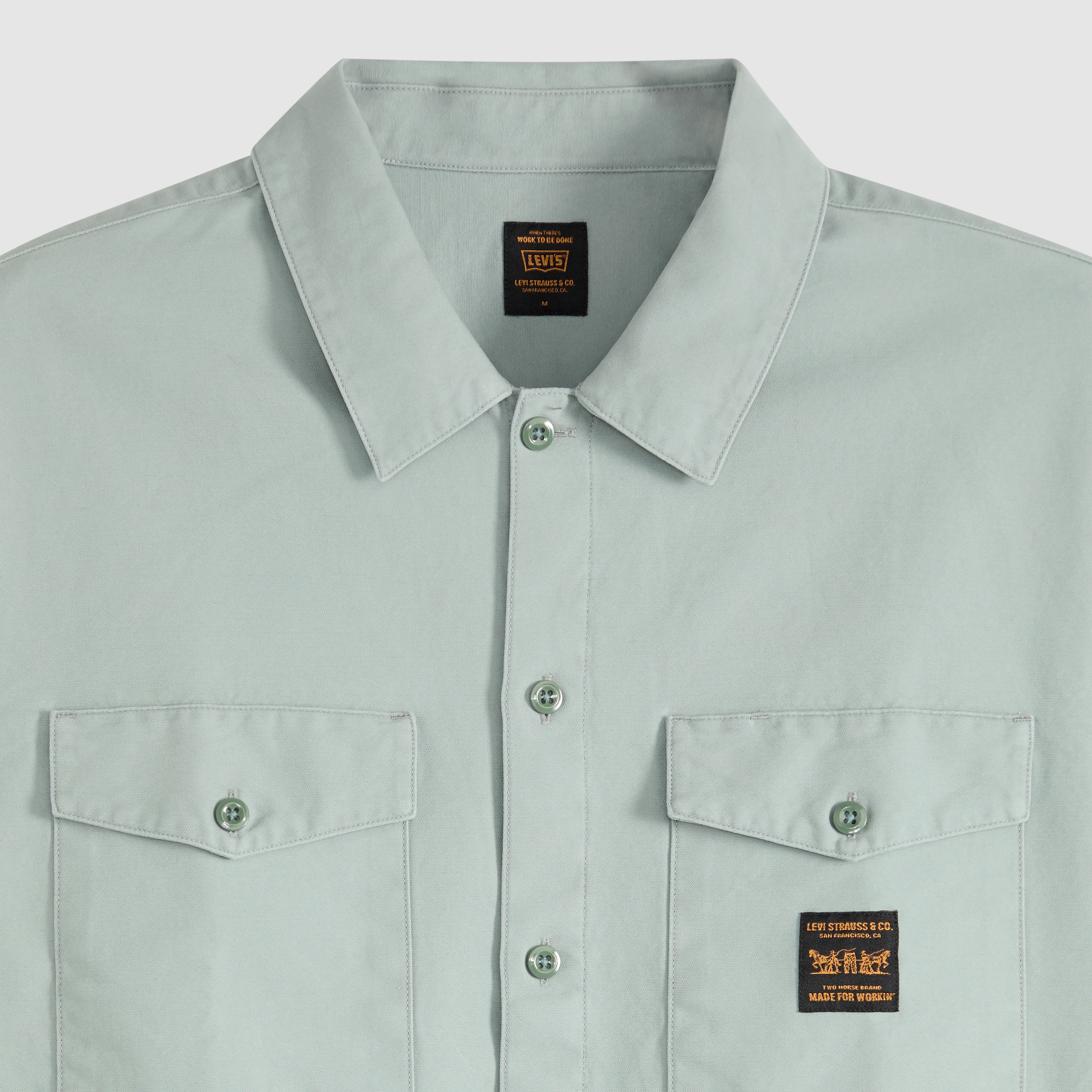 Relaxed Long-Sleeve Worker Shirt 6
