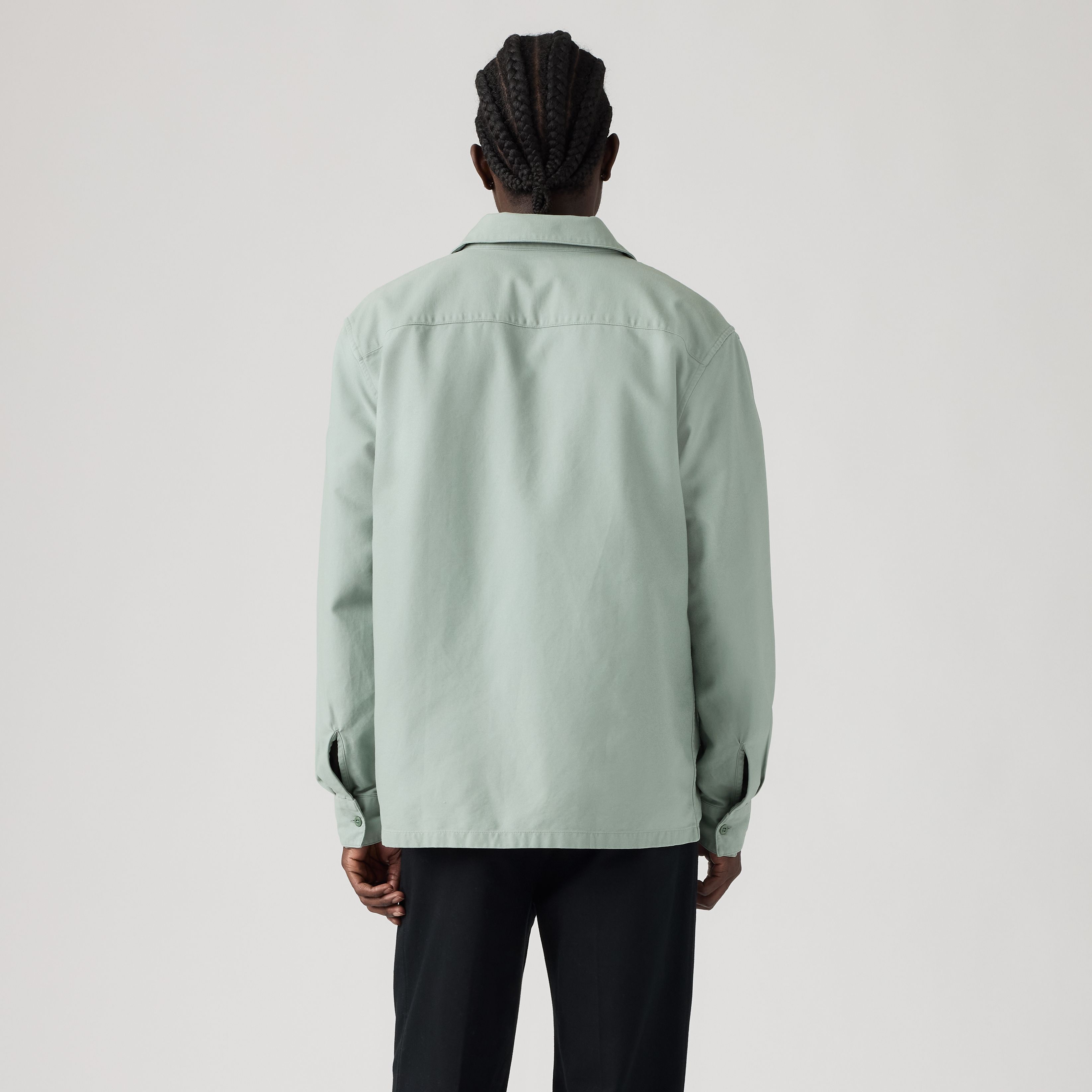 Relaxed Long-Sleeve Worker Shirt 4