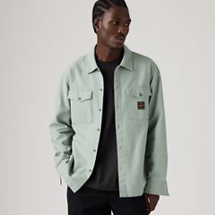 Long-Sleeve Worker Shirt — Chinois Green - Green 1