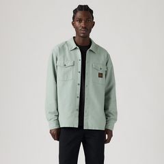 Long-Sleeve Worker Shirt — Chinois Green - Green 3
