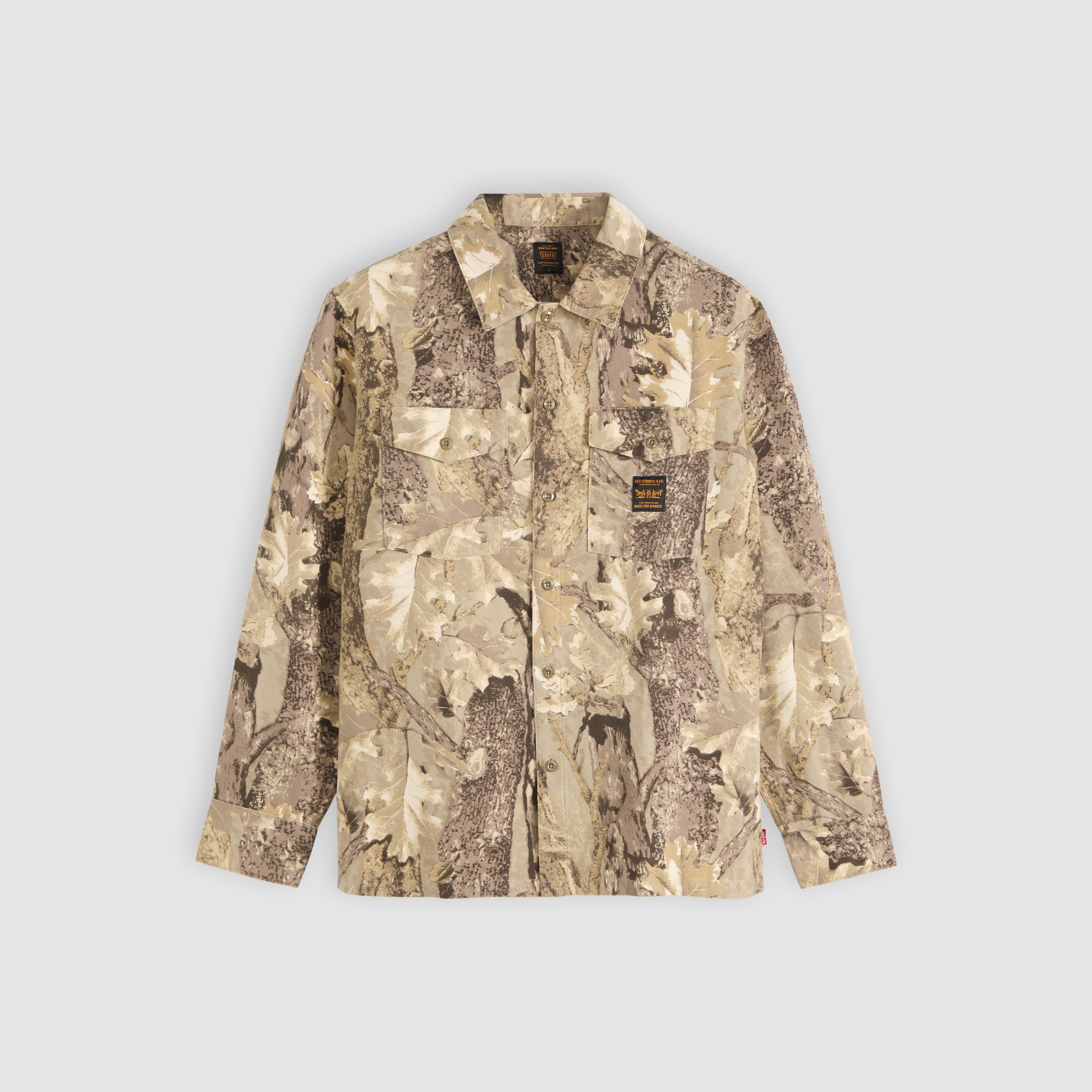 Relaxed Long-Sleeve Worker Shirt 5