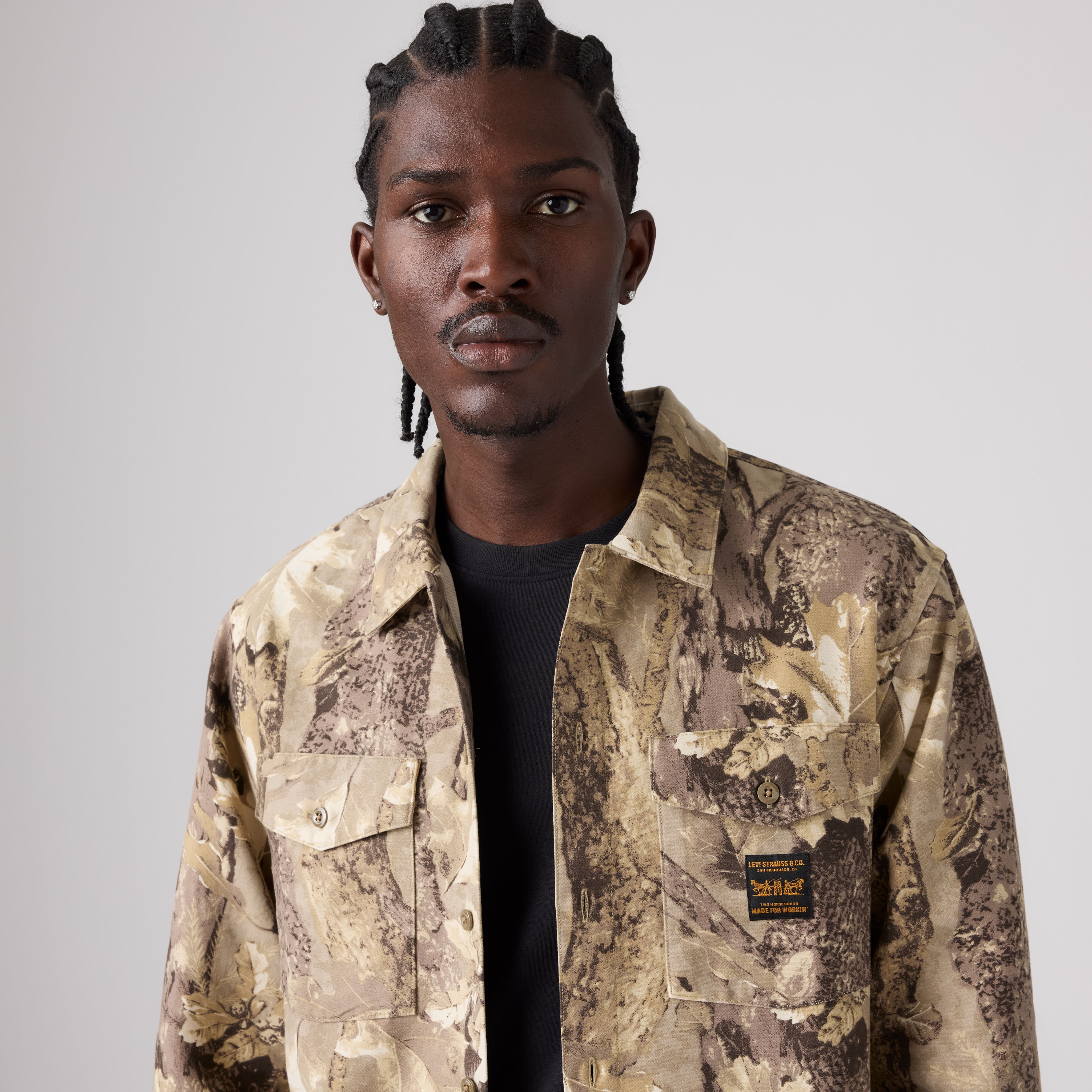 Relaxed Long-Sleeve Worker Shirt 2
