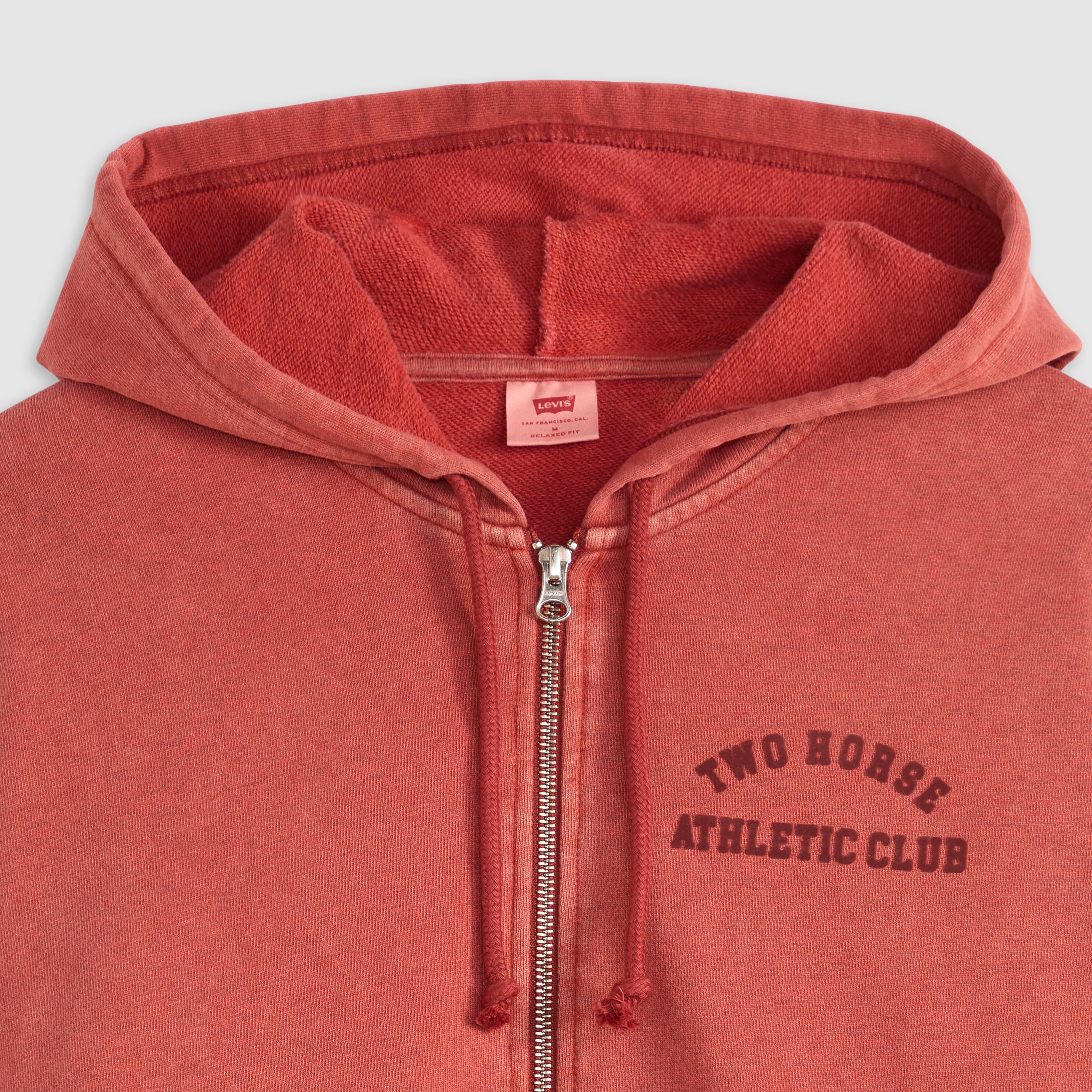 Two Horse Cropped Zip-Up Hoodie 6