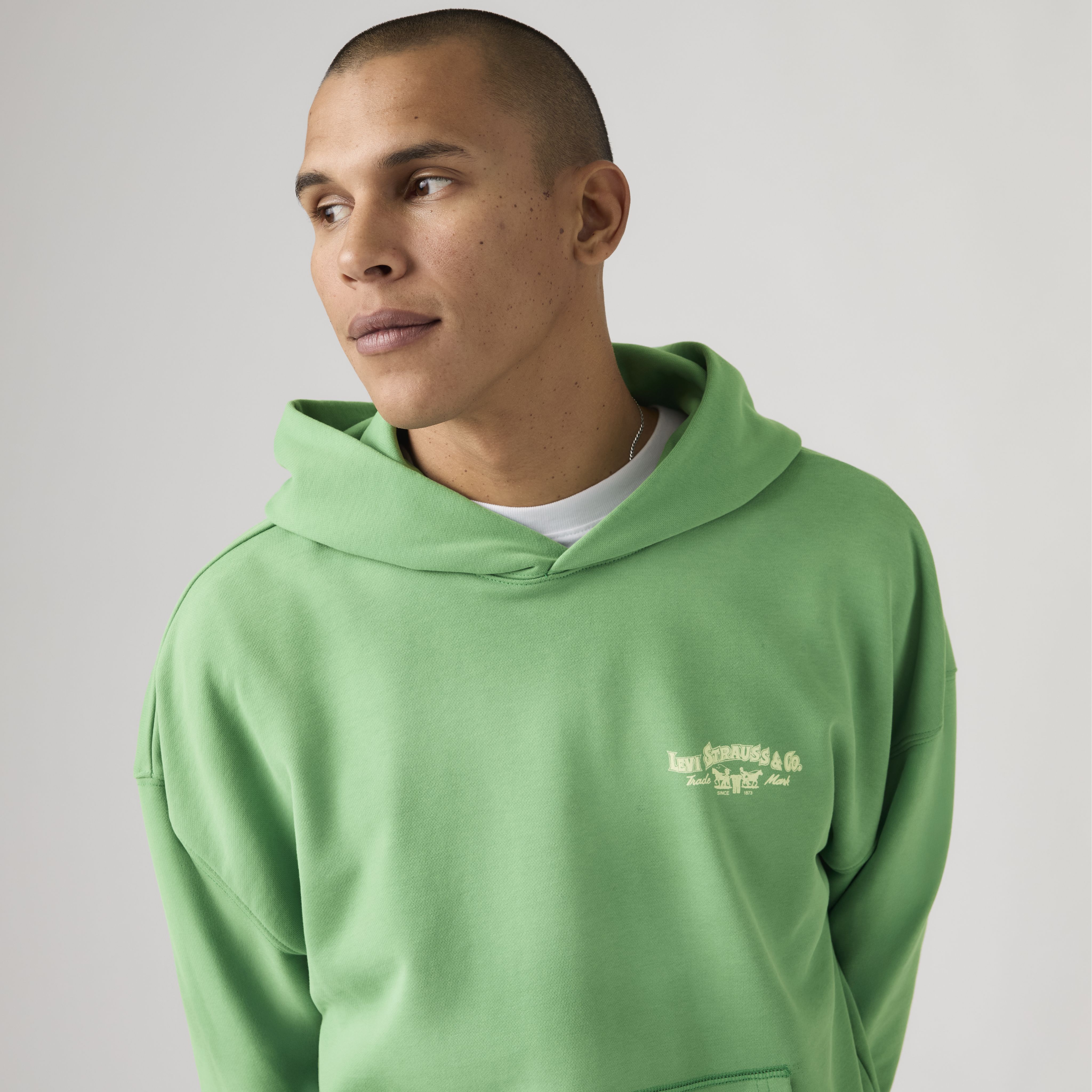 Two Horse Boxy Garment Dye Hoodie Sweatshirt 2