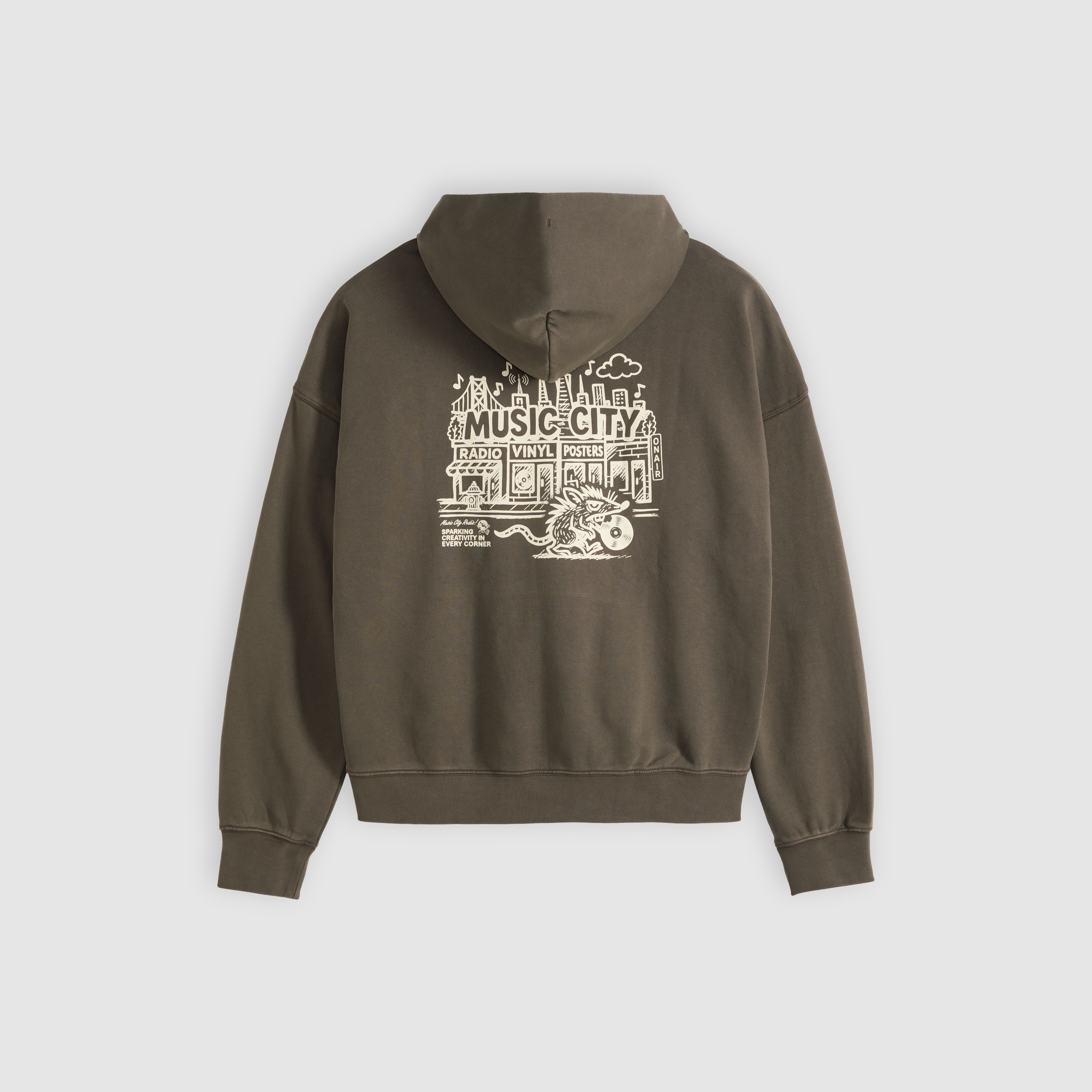 Two Horse Cropped Hoodie 6