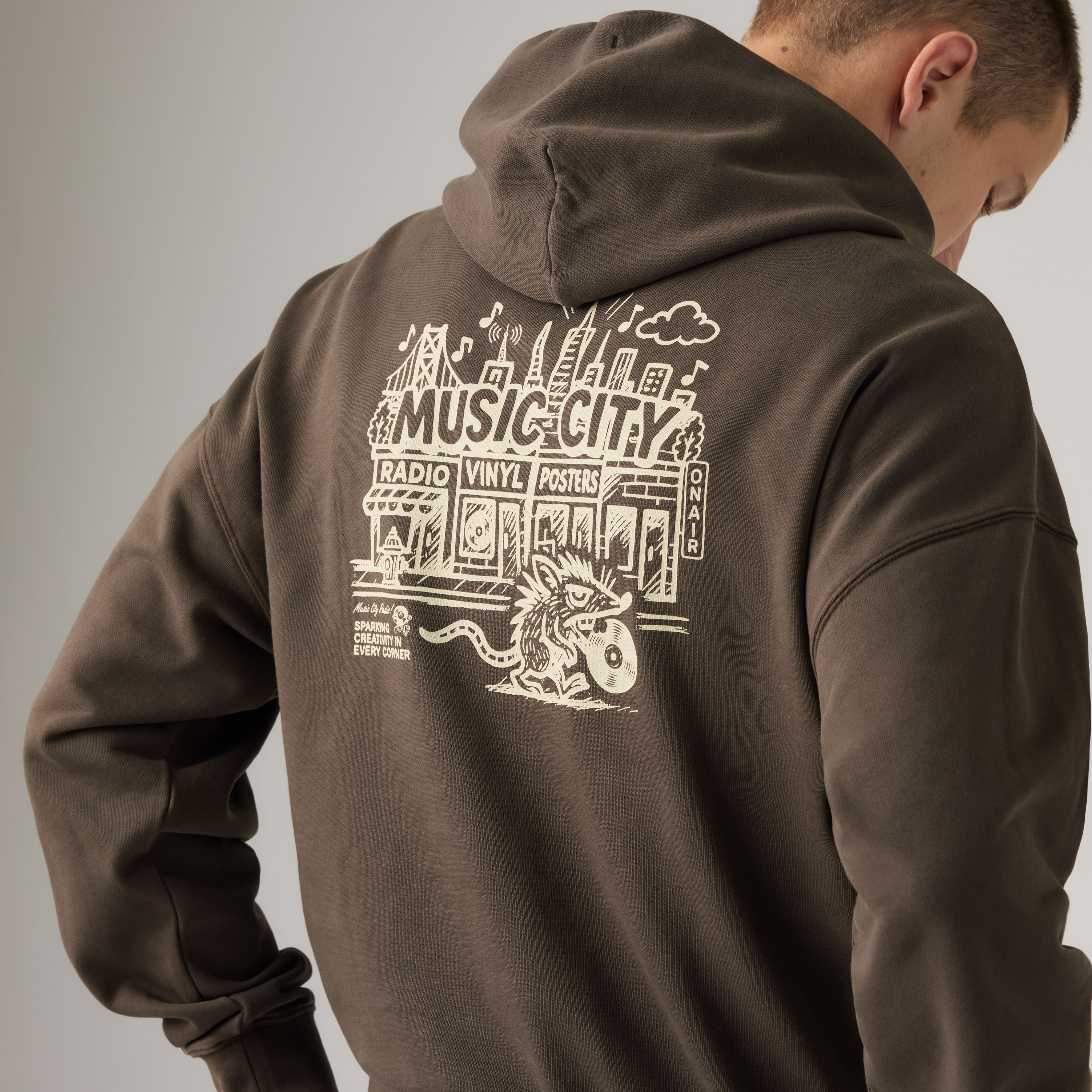 Two Horse Cropped Hoodie 2