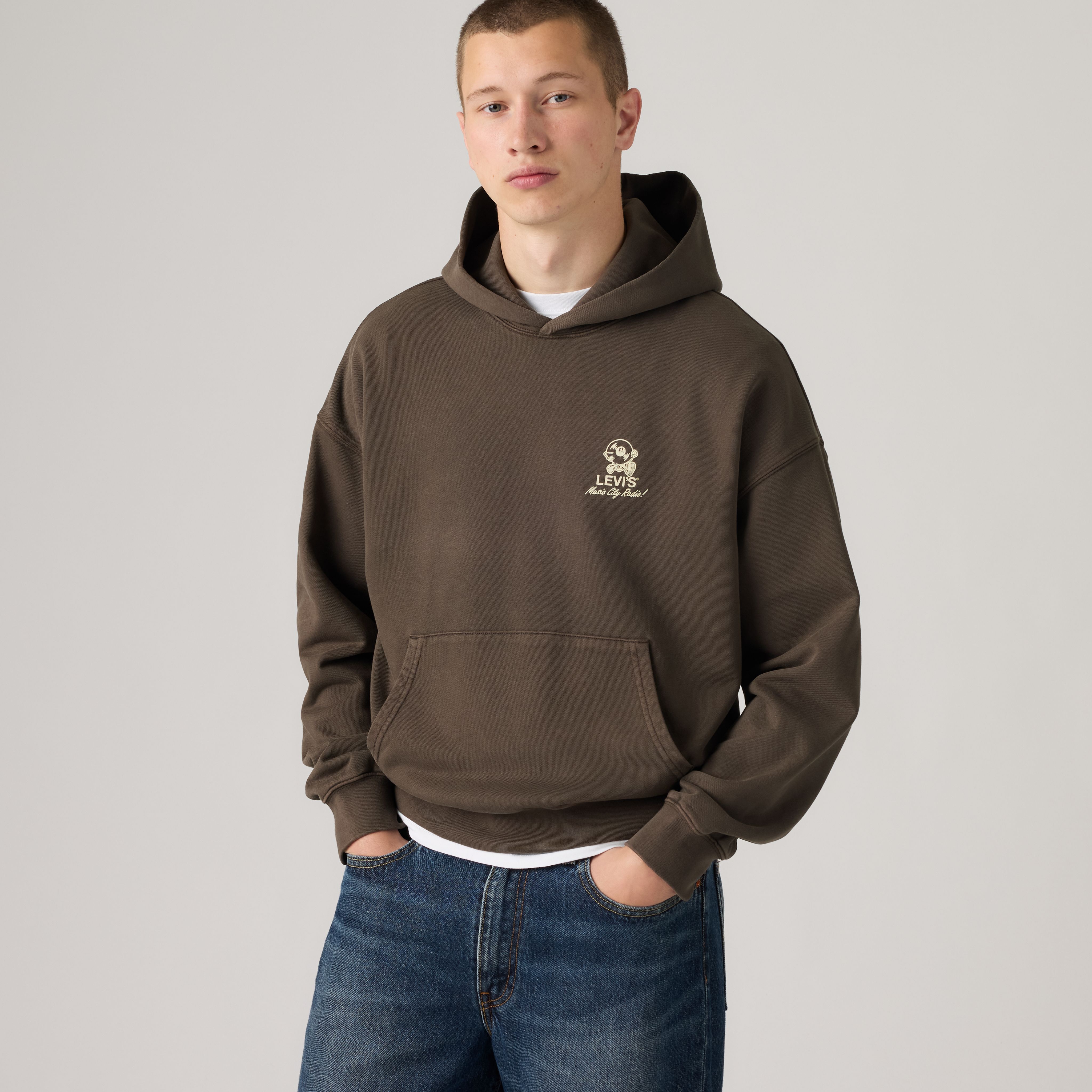 Two Horse Cropped Hoodie 1