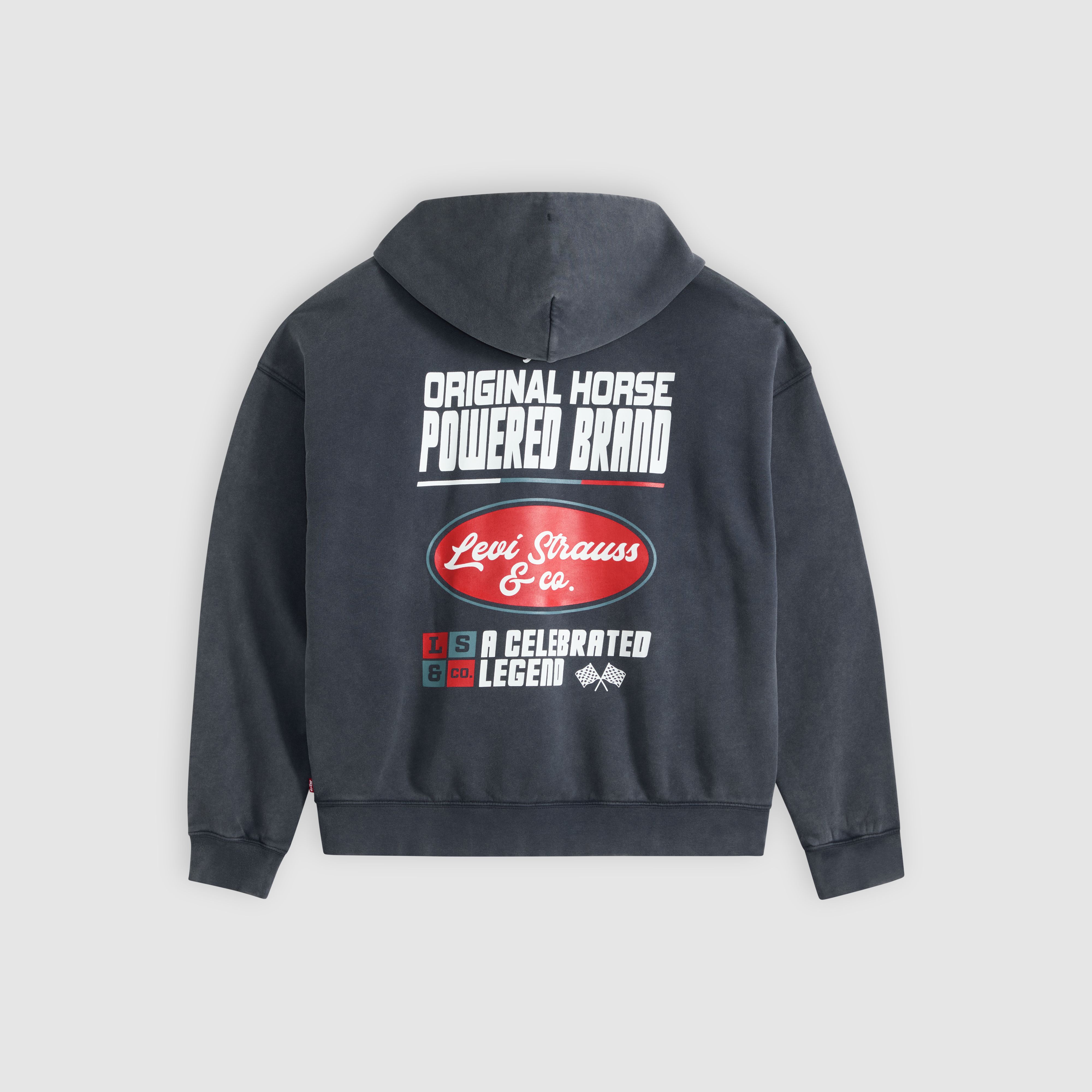Two Horse Cropped Hoodie 6