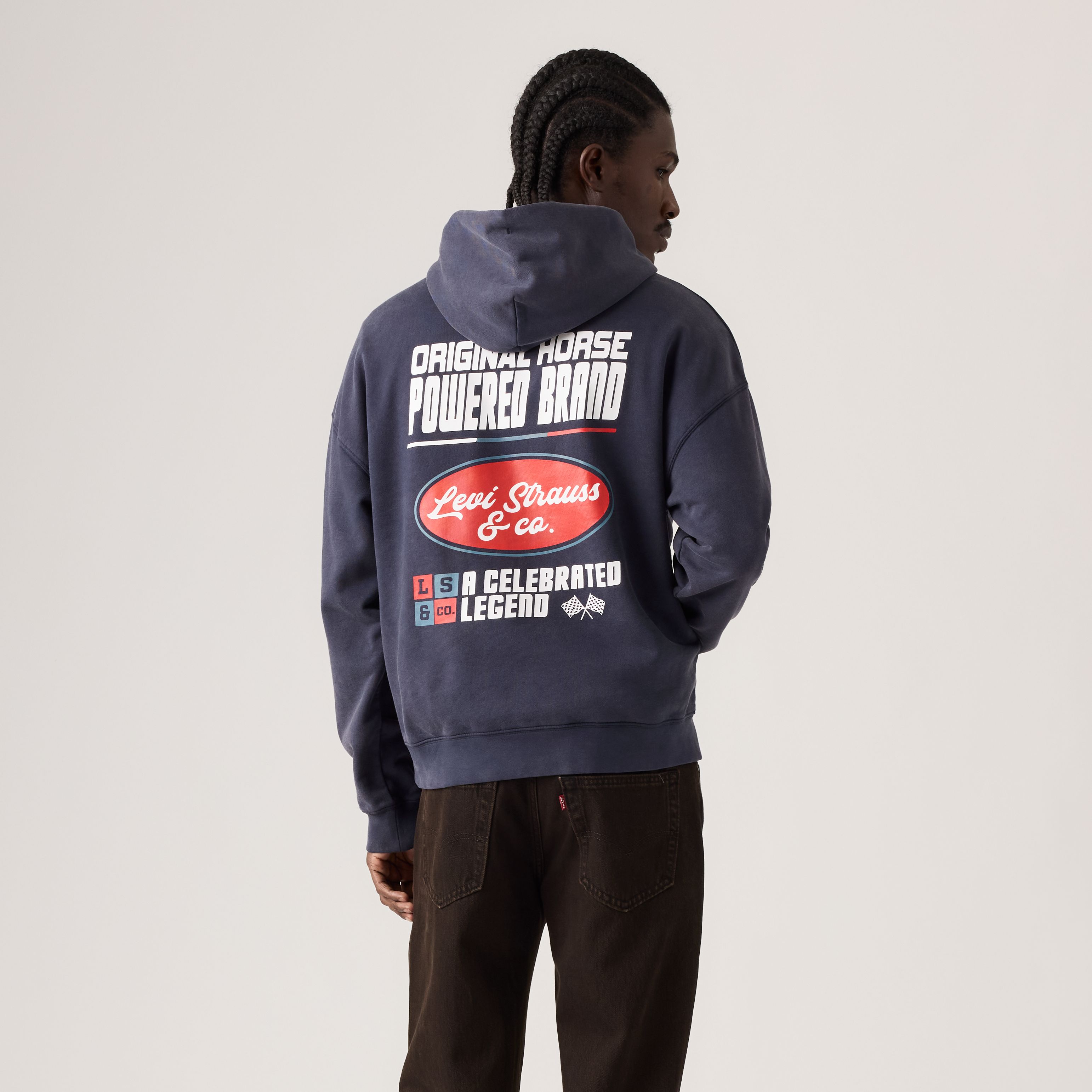 Two Horse Cropped Hoodie 4