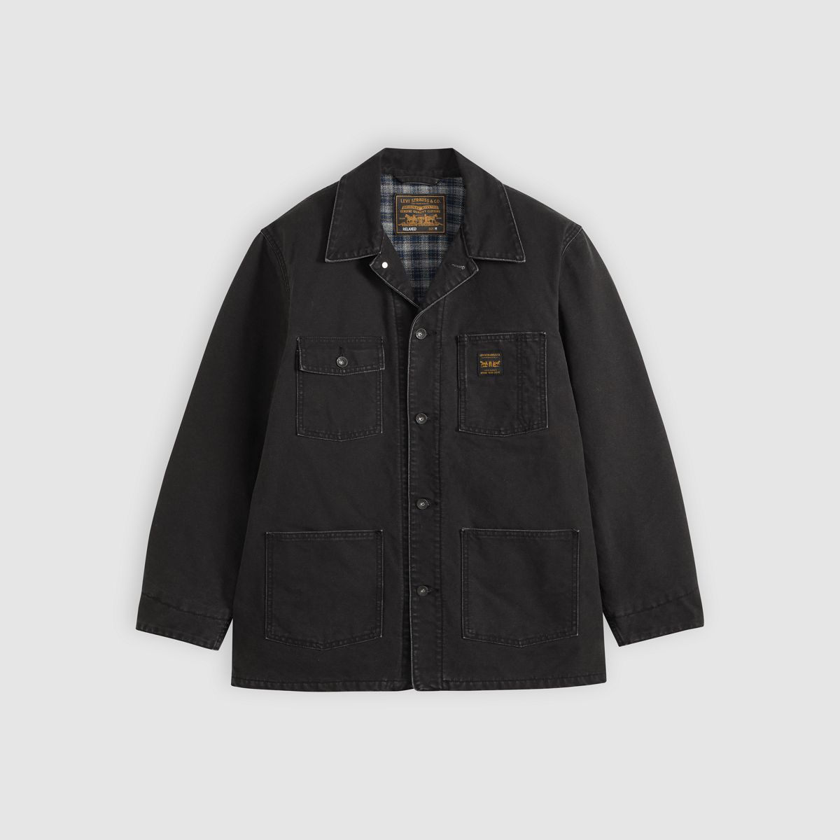 Berkley Canvas Chore Coat — Clear Night Meteorite - Black