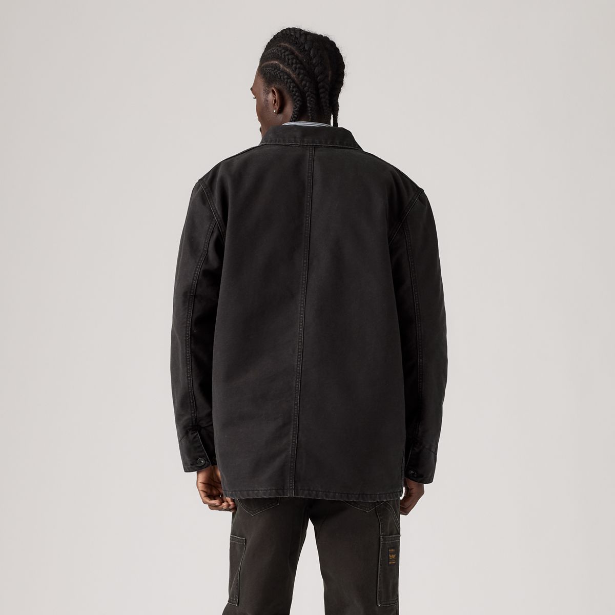 Berkley Canvas Chore Coat — Clear Night Meteorite - Black