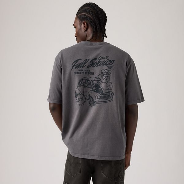 Workwear Graphic T-Shirt — Levis Full Service Periscope - Grey
