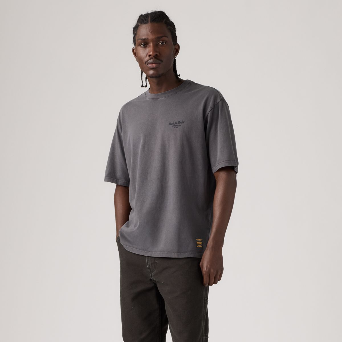 Workwear Graphic T-Shirt — Levis Full Service Periscope - Grey