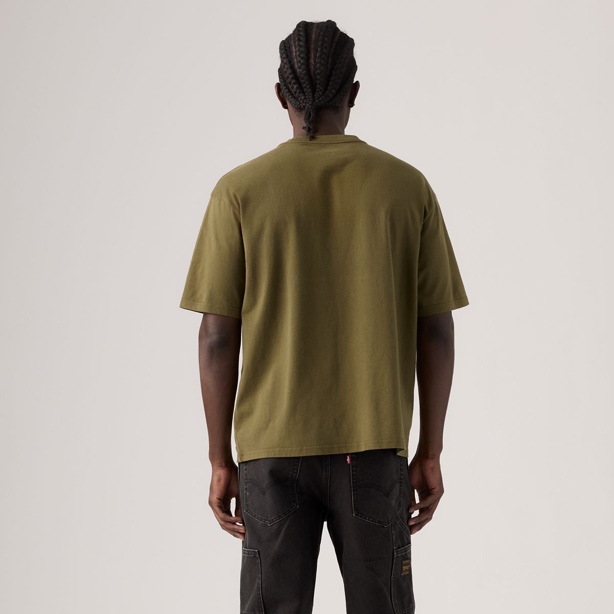 Workwear Graphic T-Shirt — Made For Workin Dark Olive - Green