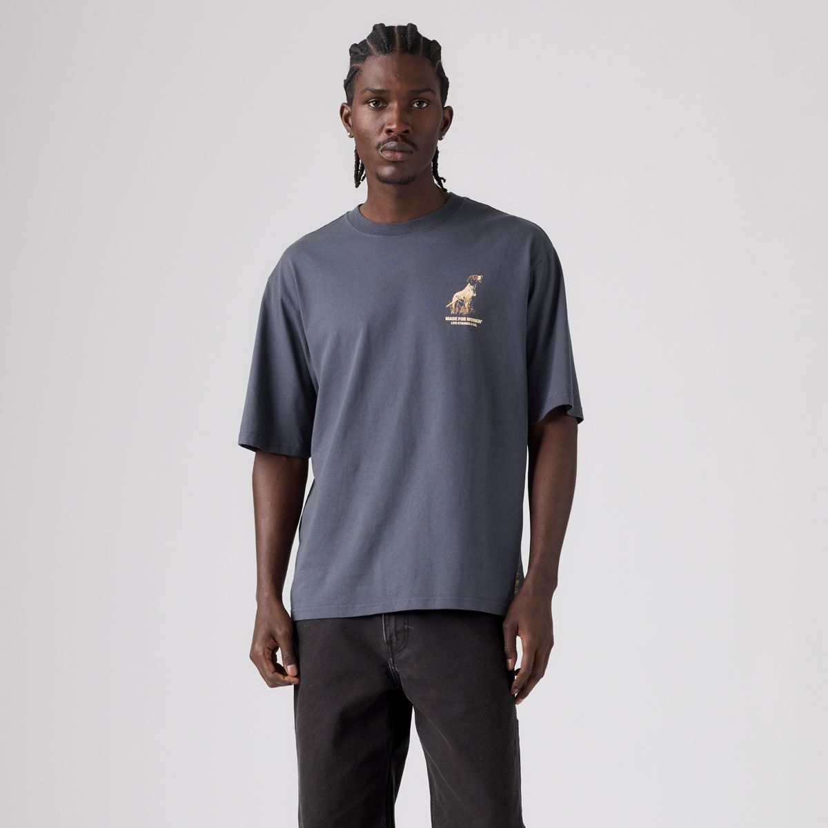 Workwear Graphic T-Shirt — Made For Workin Periscope - Grey