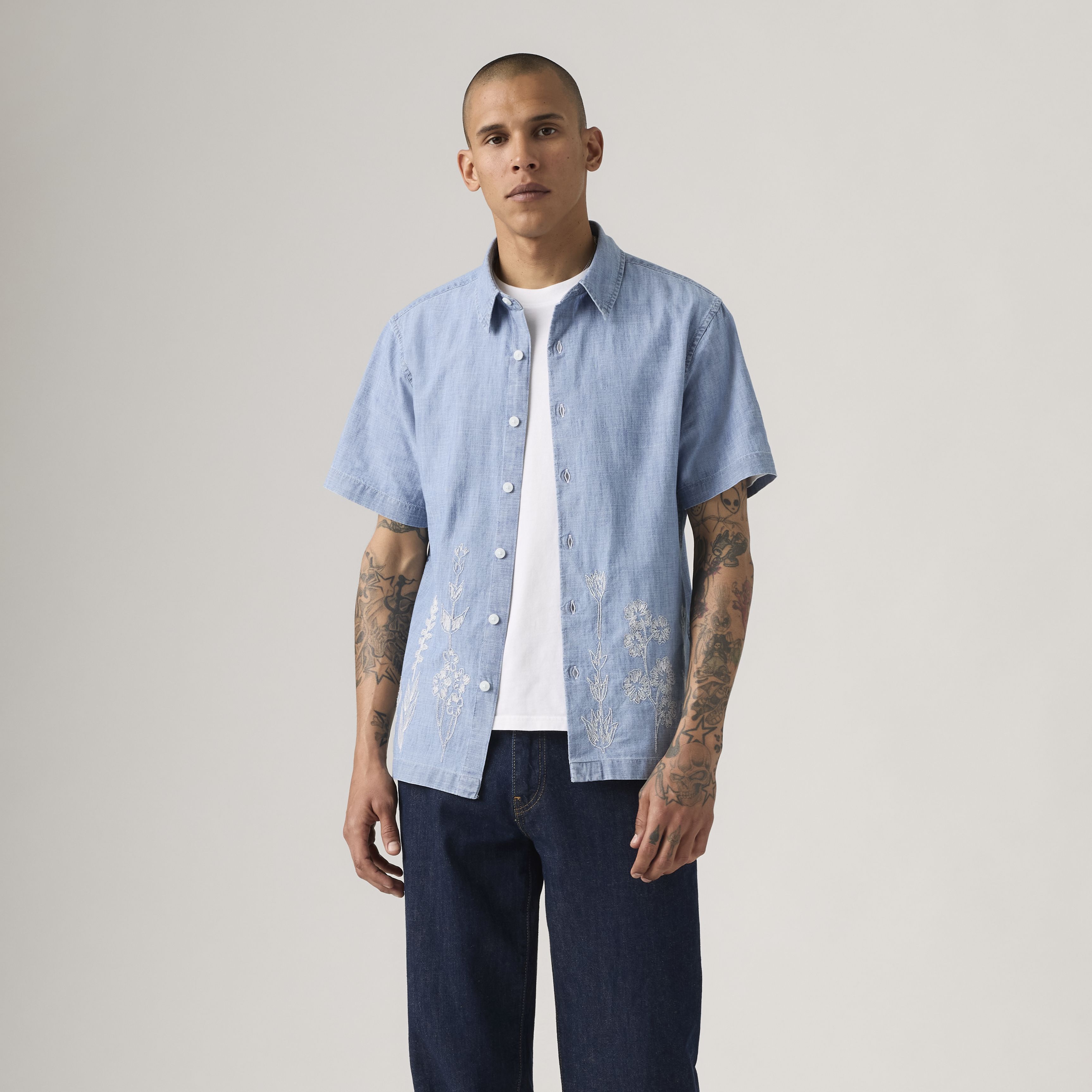 Luru Boxy Cropped Short Sleeve Shirt 2