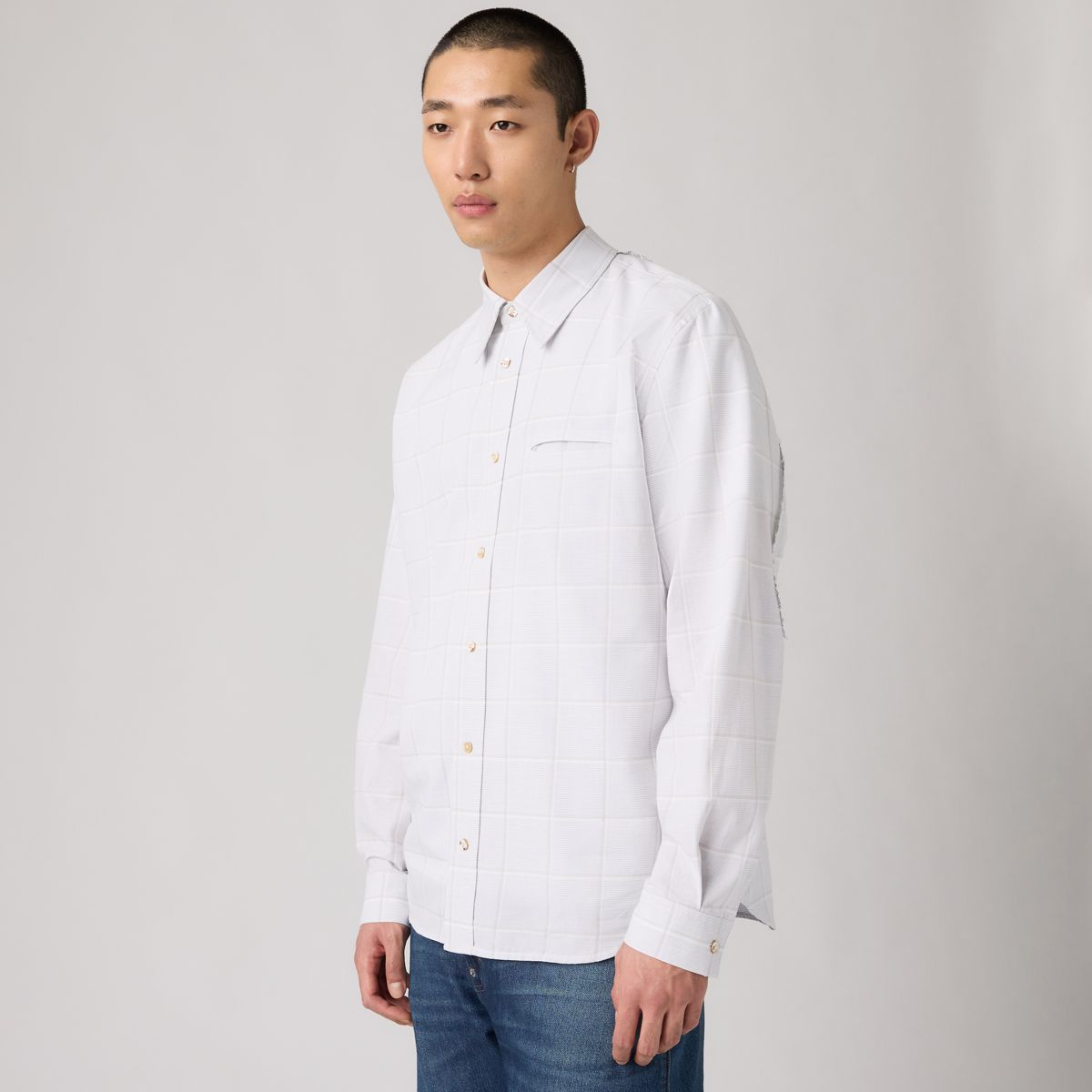 Levi's® x Kiko Kostadinov Long-Sleeve Shirt — Kiko - White