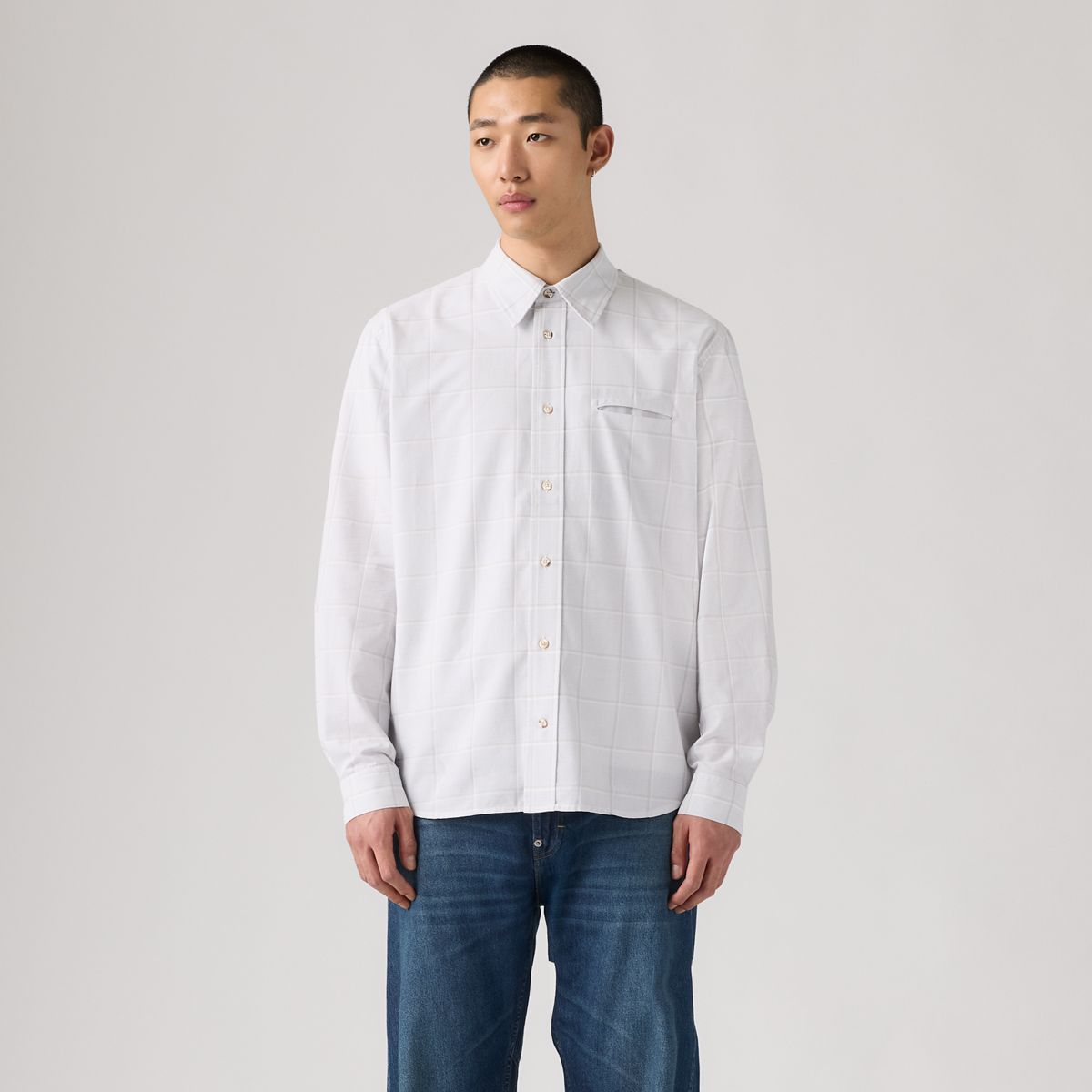 Levi's® x Kiko Kostadinov Long-Sleeve Shirt — Kiko - White