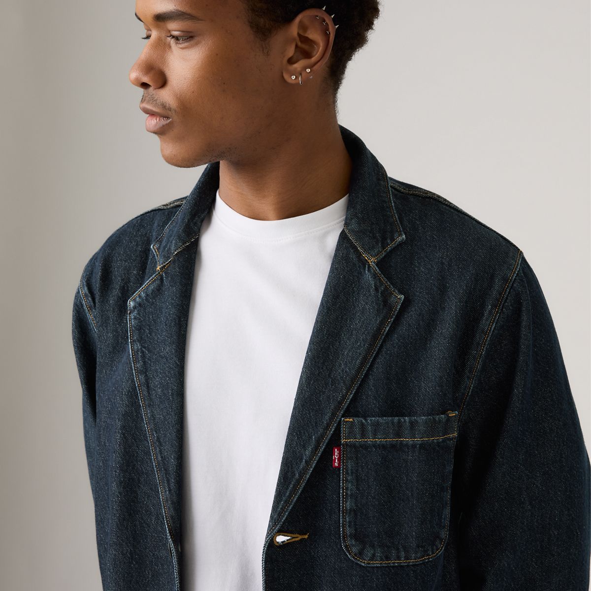 Presidio Blazer — Vintage Bags T - Blue