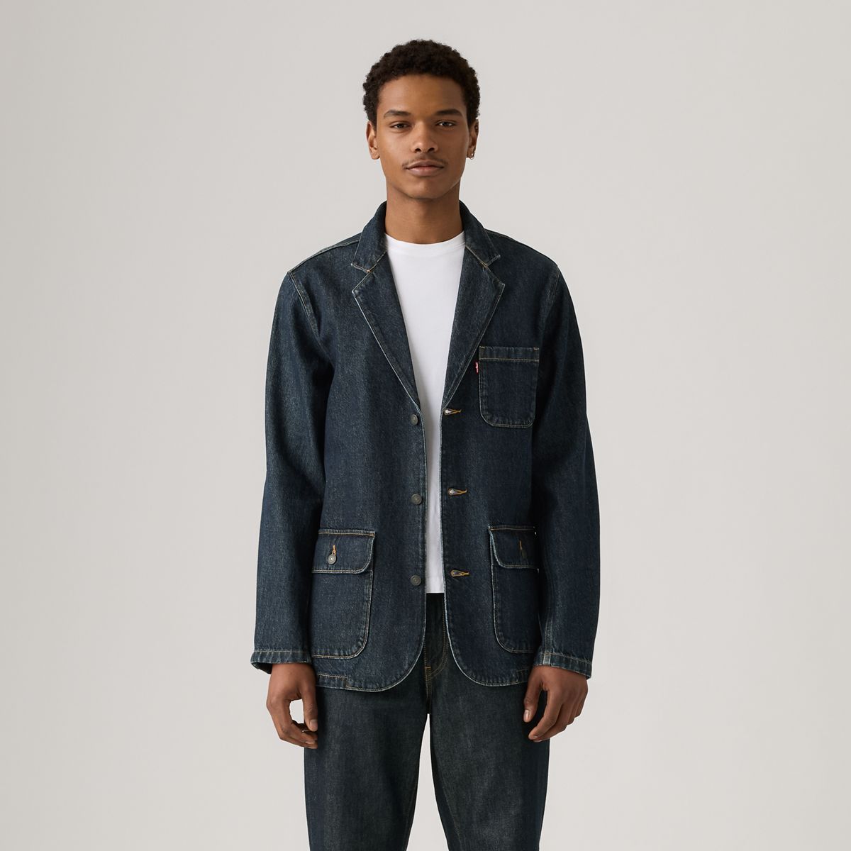 Presidio Blazer — Vintage Bags T - Blue