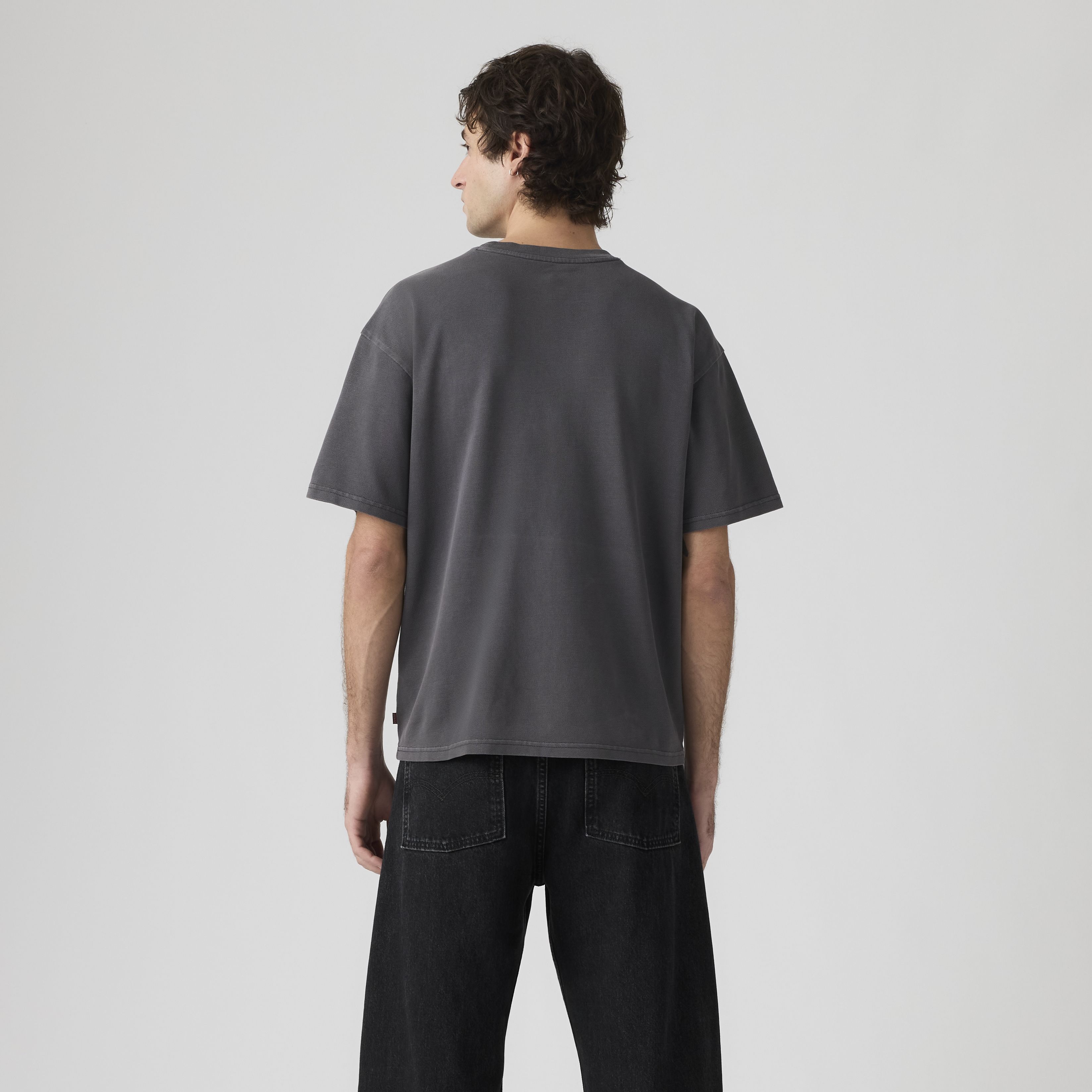 Boxy Short-Sleeve Garment Dye T-Shirt 4