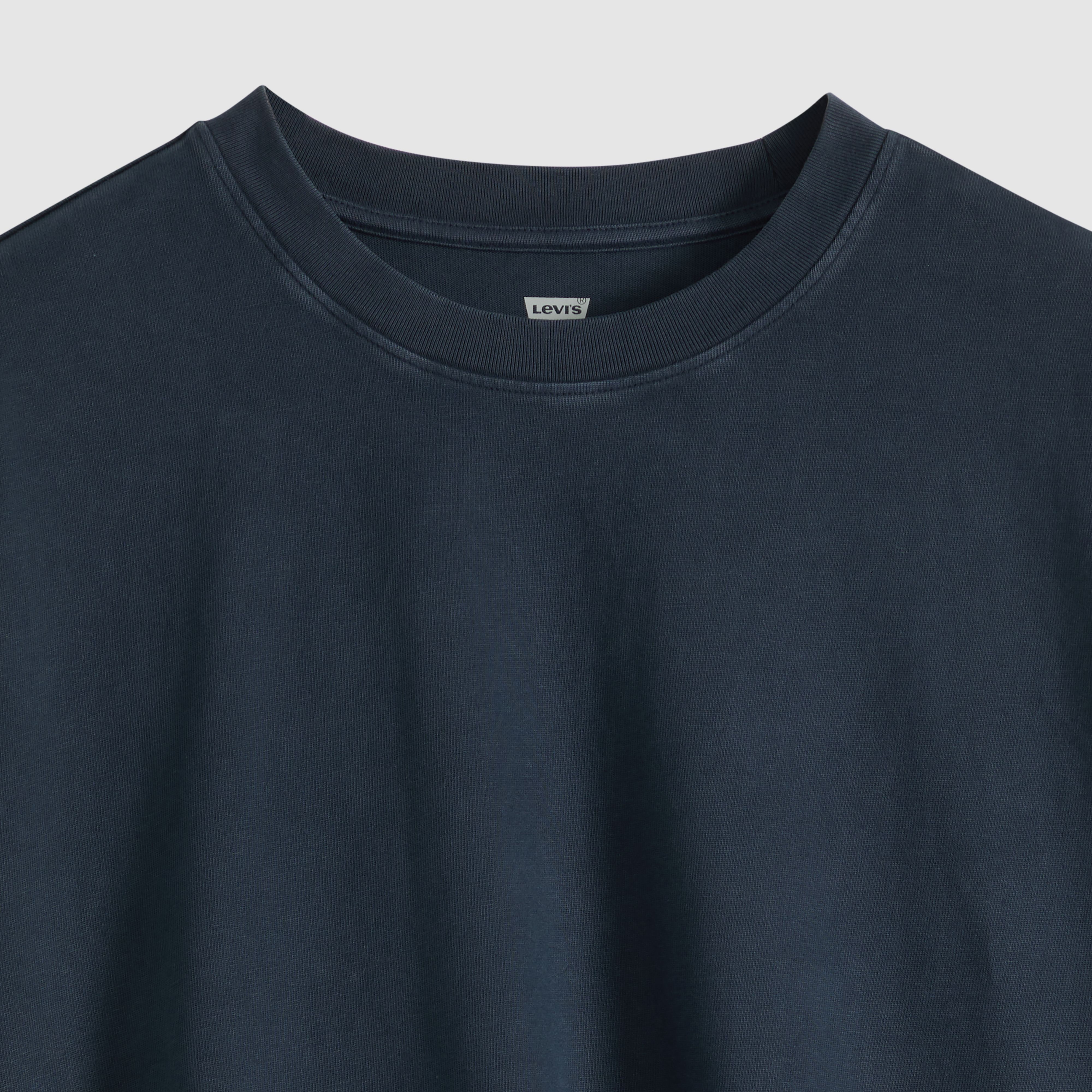 Boxy Short-Sleeve Grunge Wash T-Shirt 6