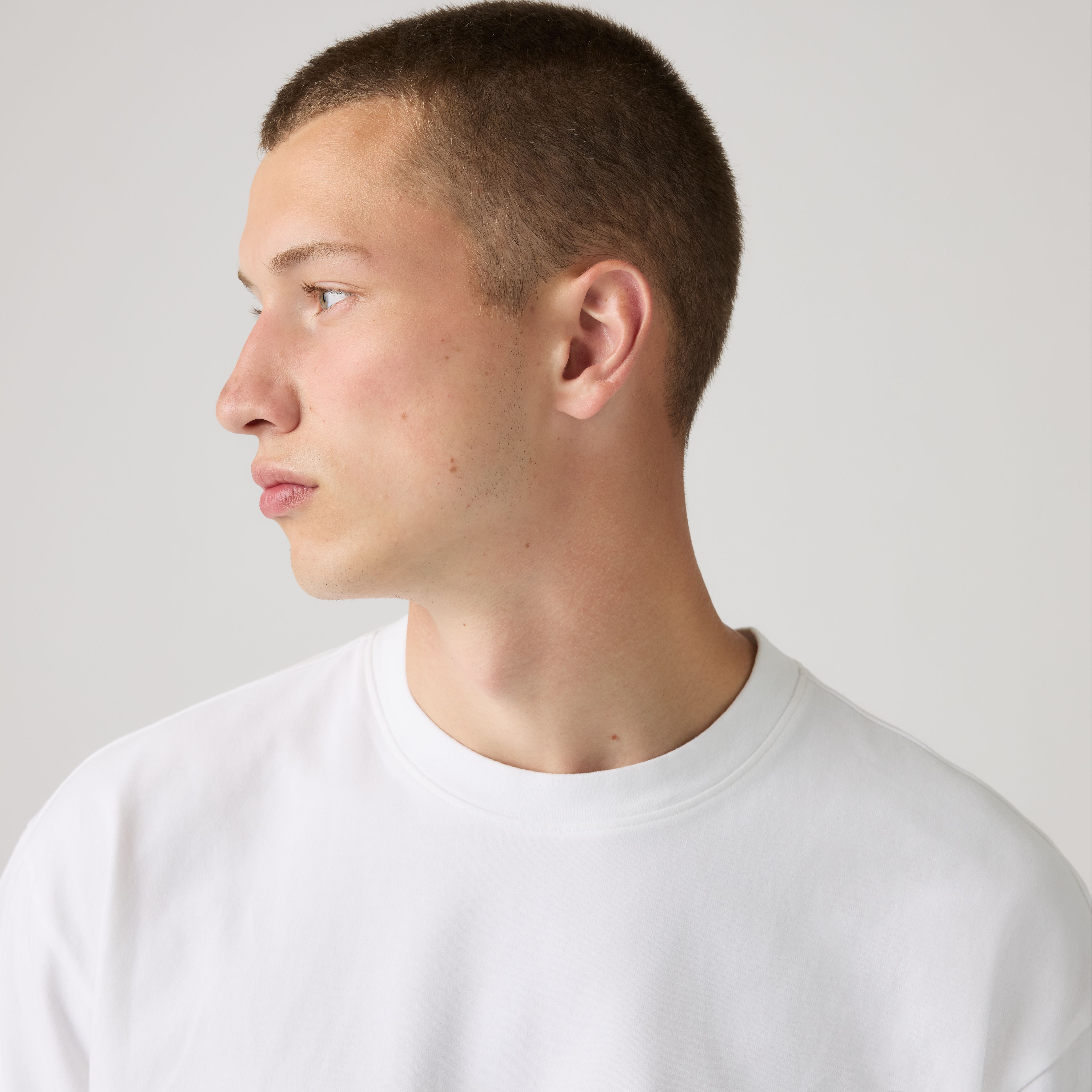 Boxy Short-Sleeve Grunge Wash T-Shirt 2