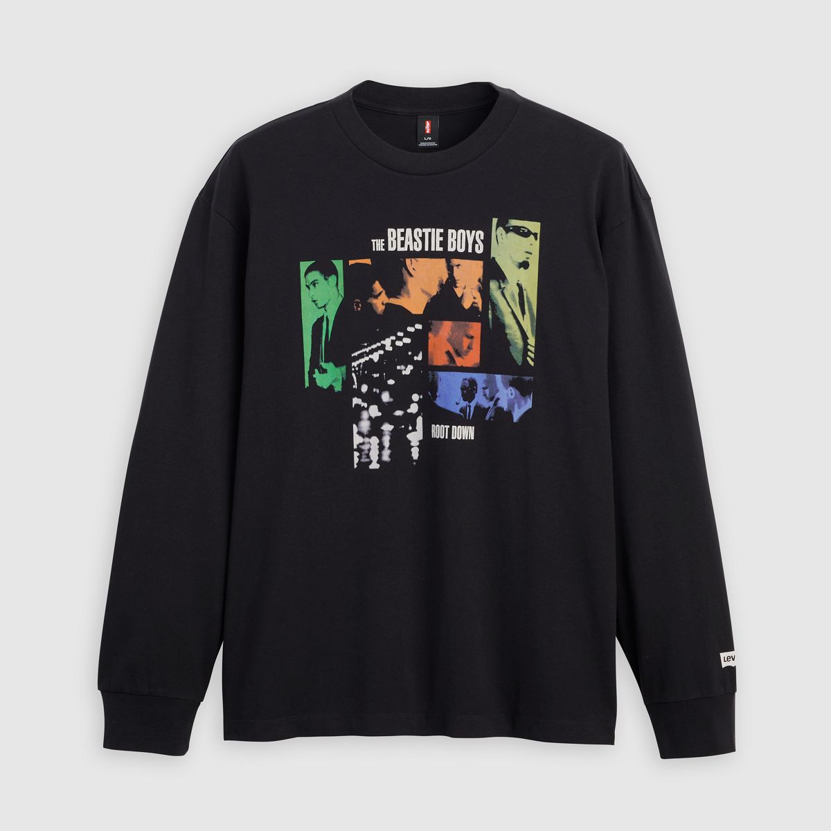 Beastie Boys Long Sleeve Band Tee — Caviar - Black