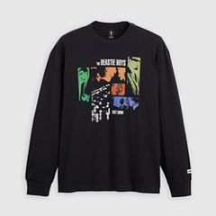 Beastie Boys Long Sleeve Band Tee — Caviar - Black 1