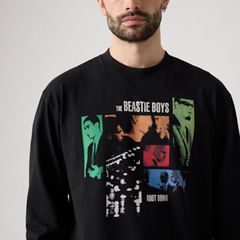Beastie Boys Long Sleeve Band Tee — Caviar - Black 4