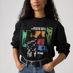 Beastie Boys Long Sleeve Band Tee — Caviar - Black 5