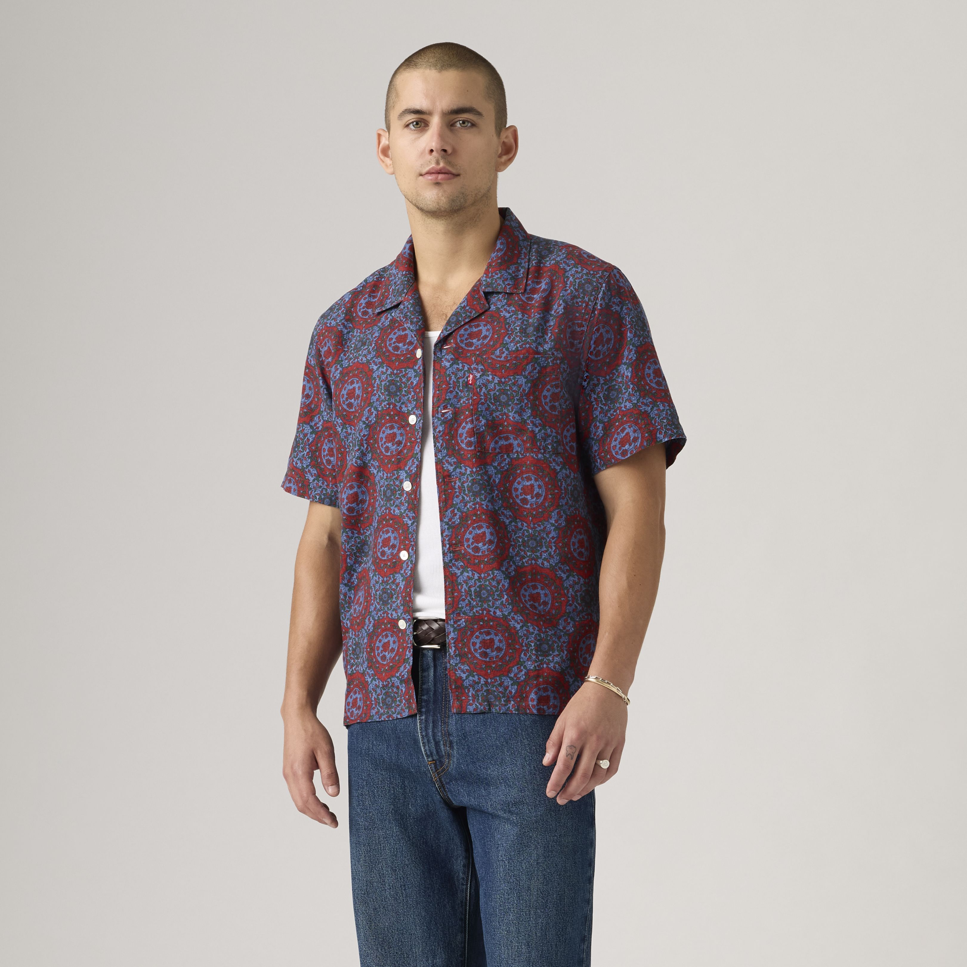 Short-Sleeve Sunset Standard Camp Shirt 6
