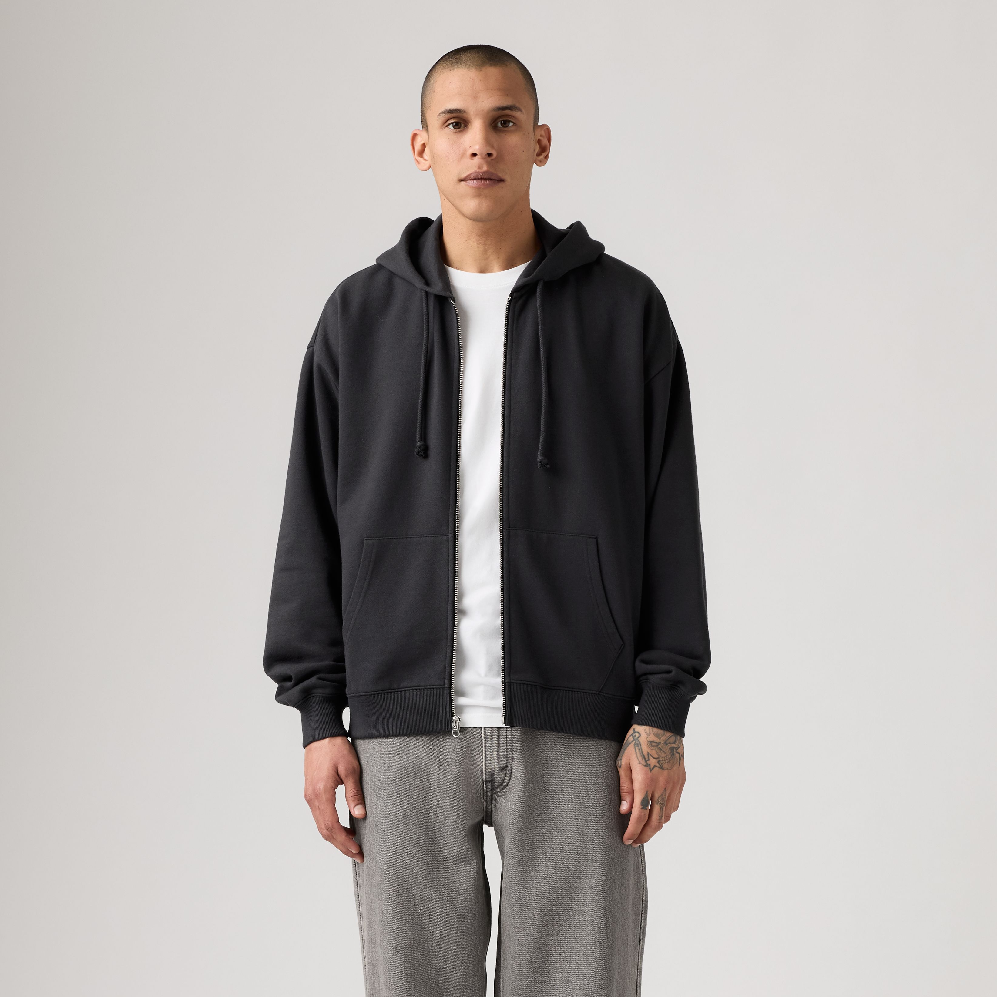 Boxy Full-Zip Sweatshirt 3