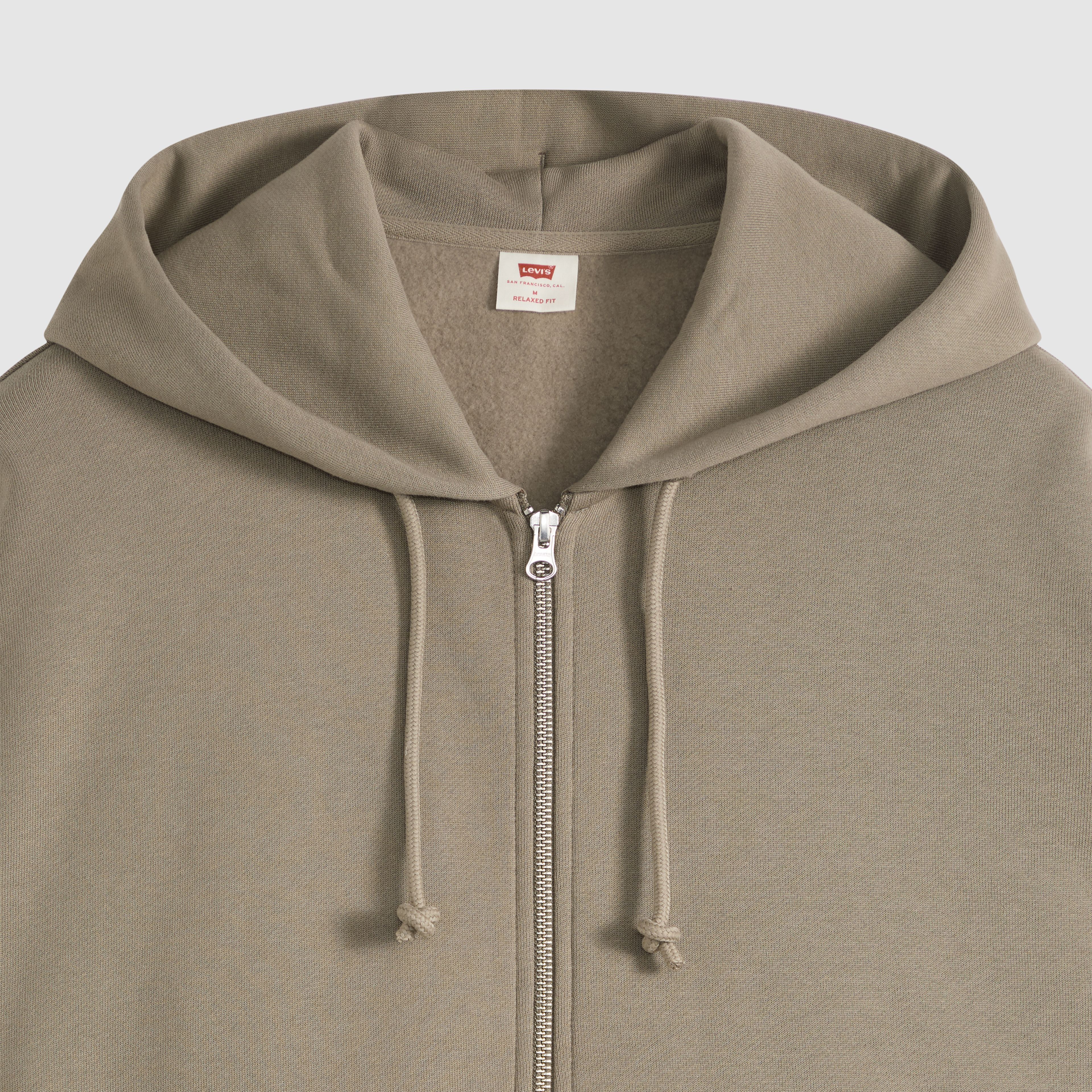Boxy Full-Zip Sweatshirt