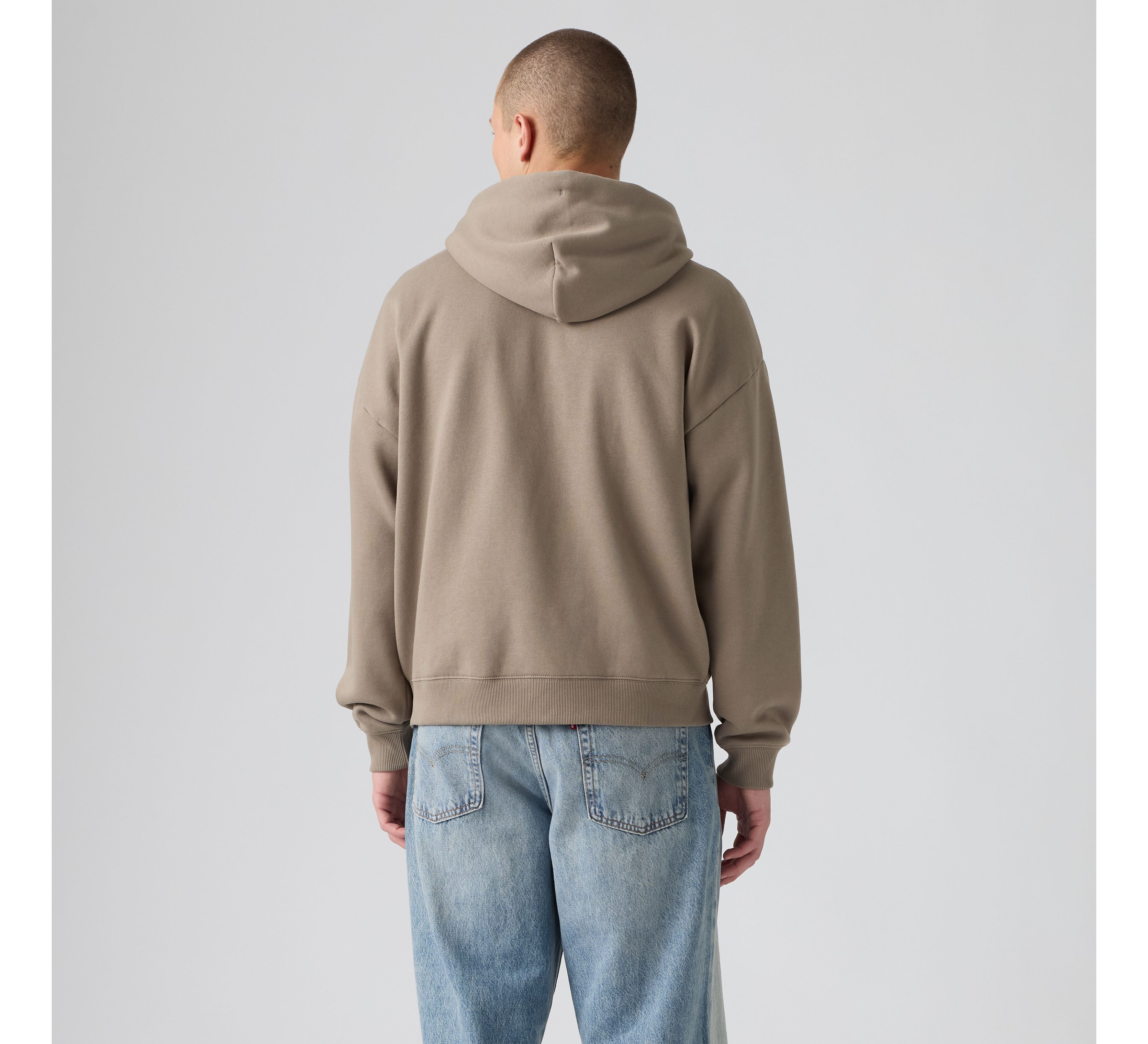 Boxy Full-Zip Sweatshirt