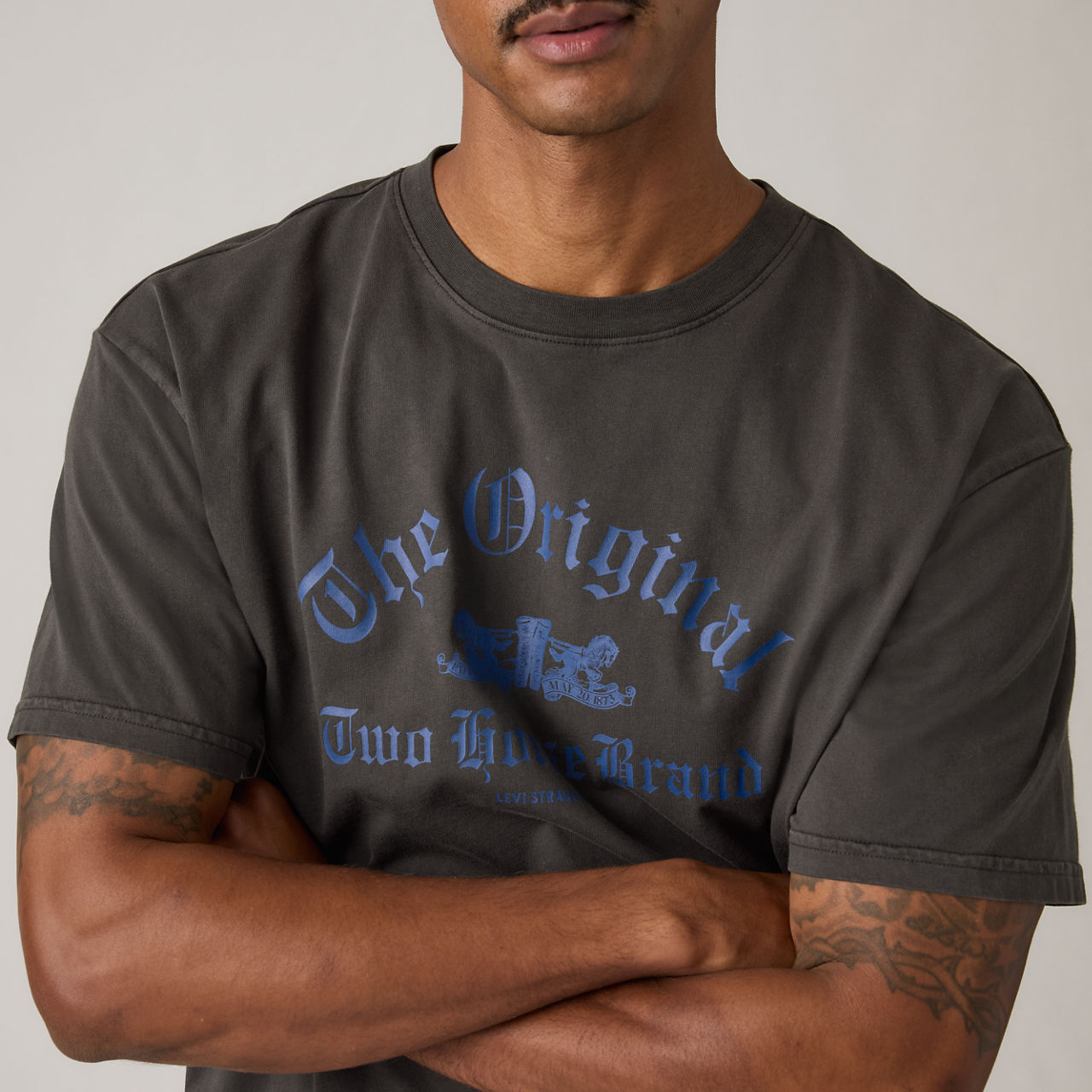 Graphic Boxy Grunge Wash T-Shirt 2